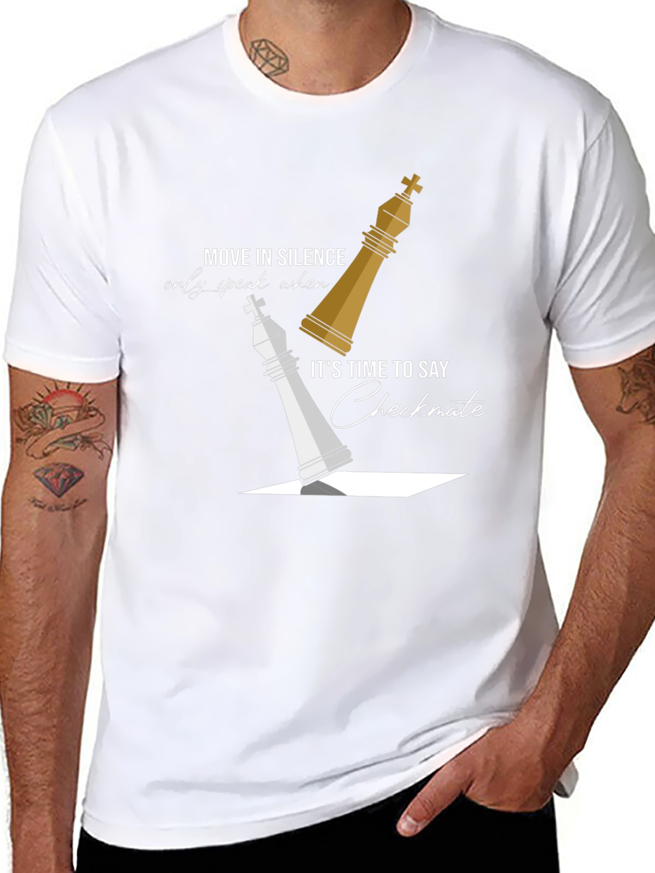 Move in Silence Chess T-Shirt
