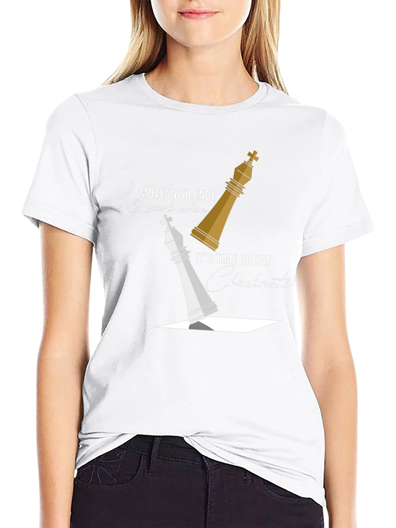 Move in Silence Chess T-Shirt