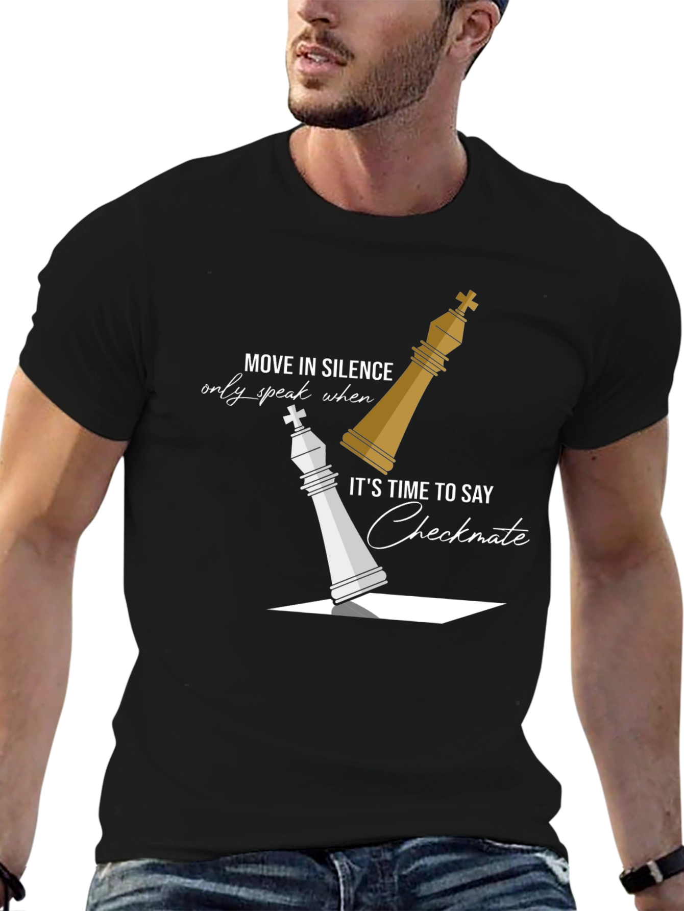 Move in Silence Chess T-Shirt