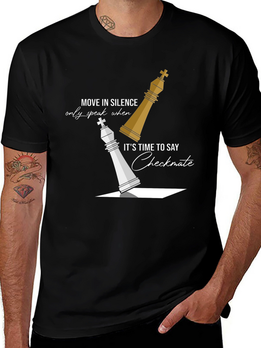 Move in Silence Chess T-Shirt