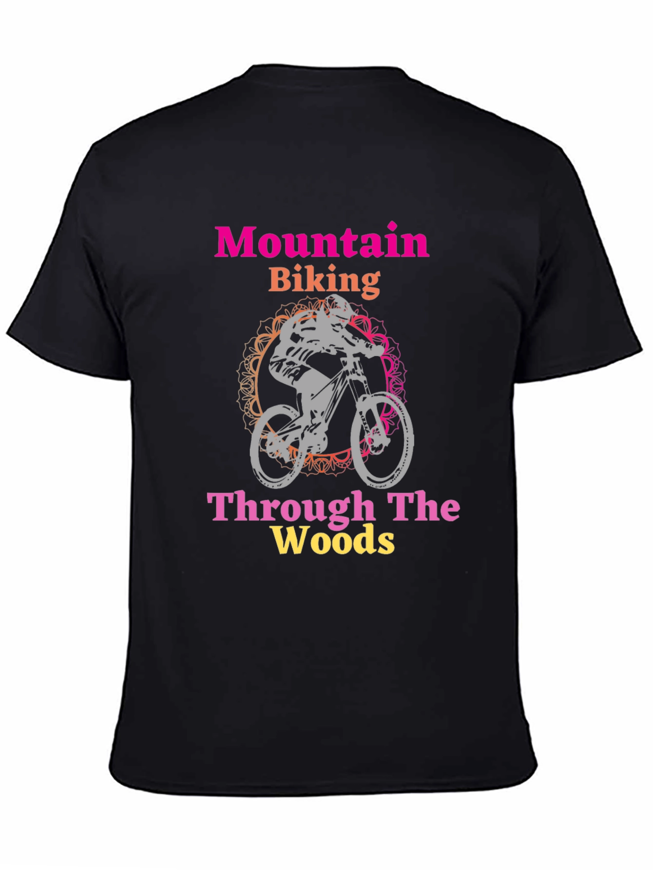 Mountain Biking Through The Woods Graphic Tee