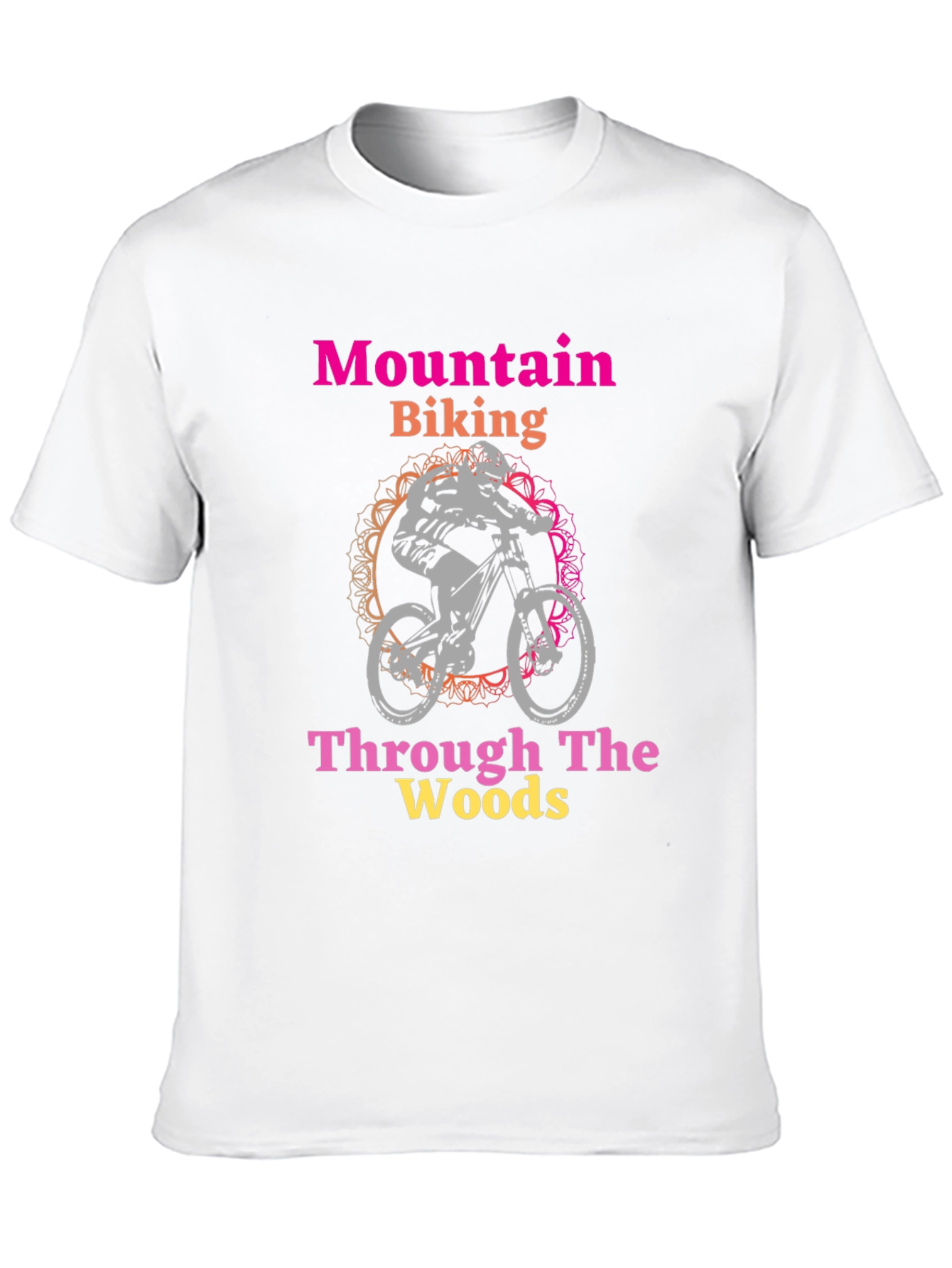 Mountain Biking Through The Woods Graphic Tee
