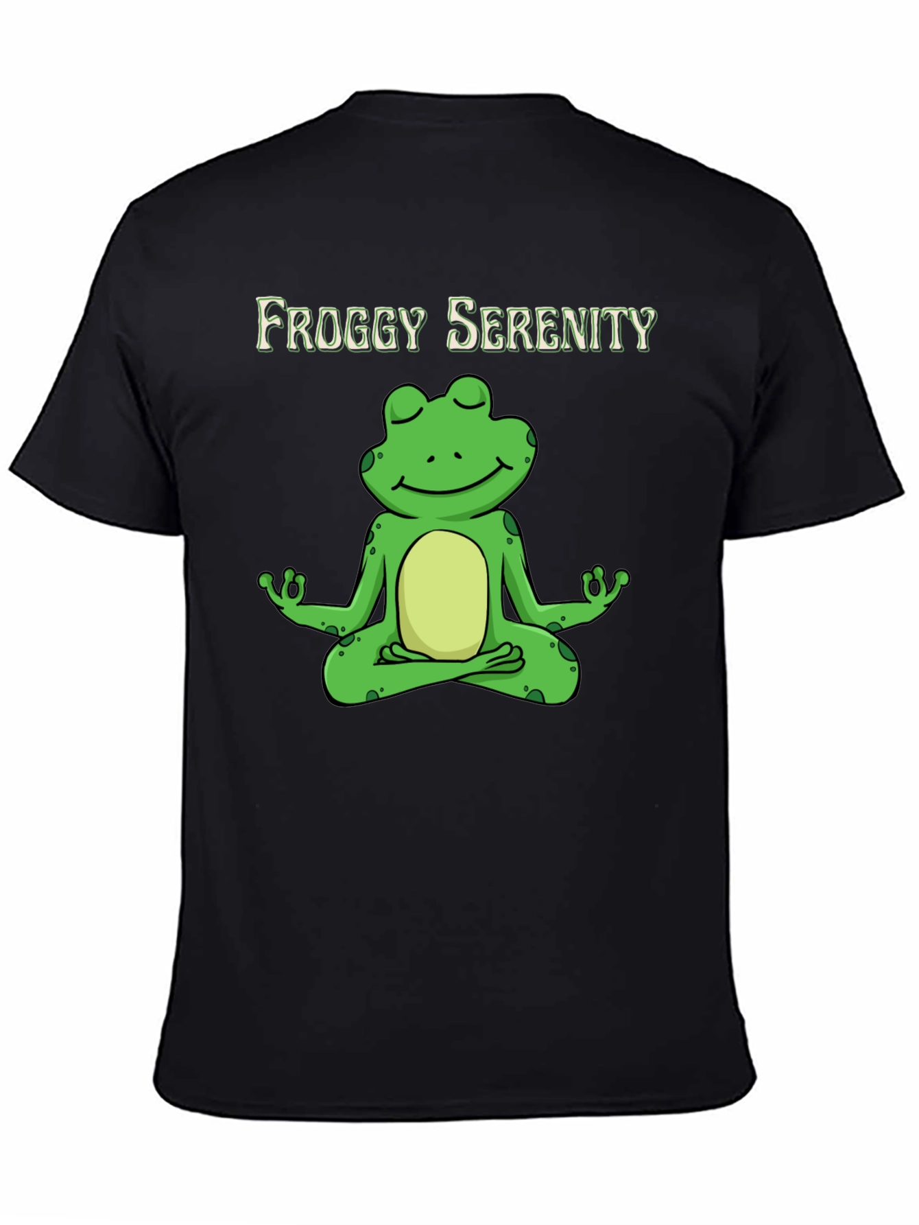Froggy Serenity Meditation T-Shirt - Relax & Unwind