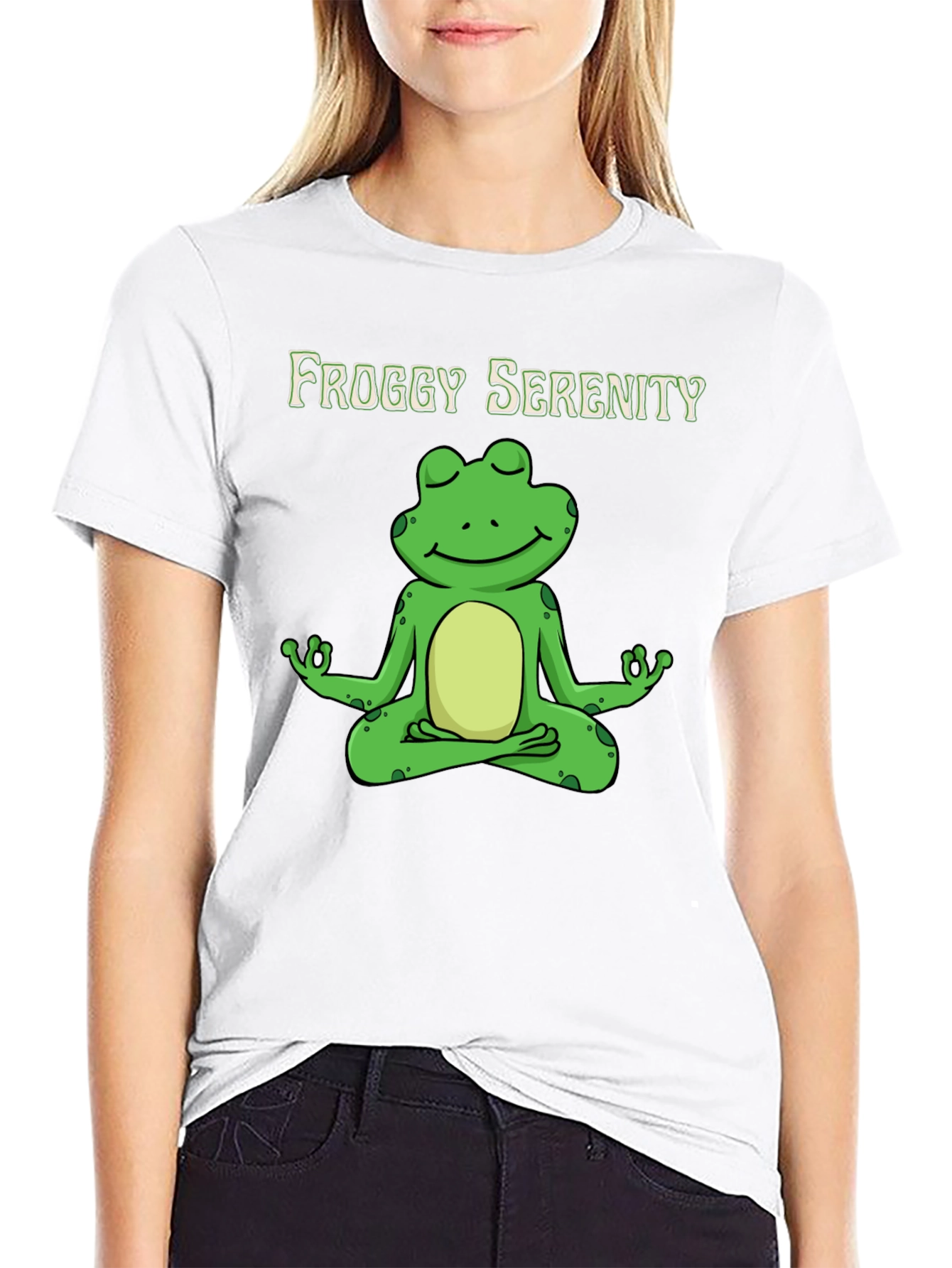 Froggy Serenity Meditation T-Shirt - Relax & Unwind