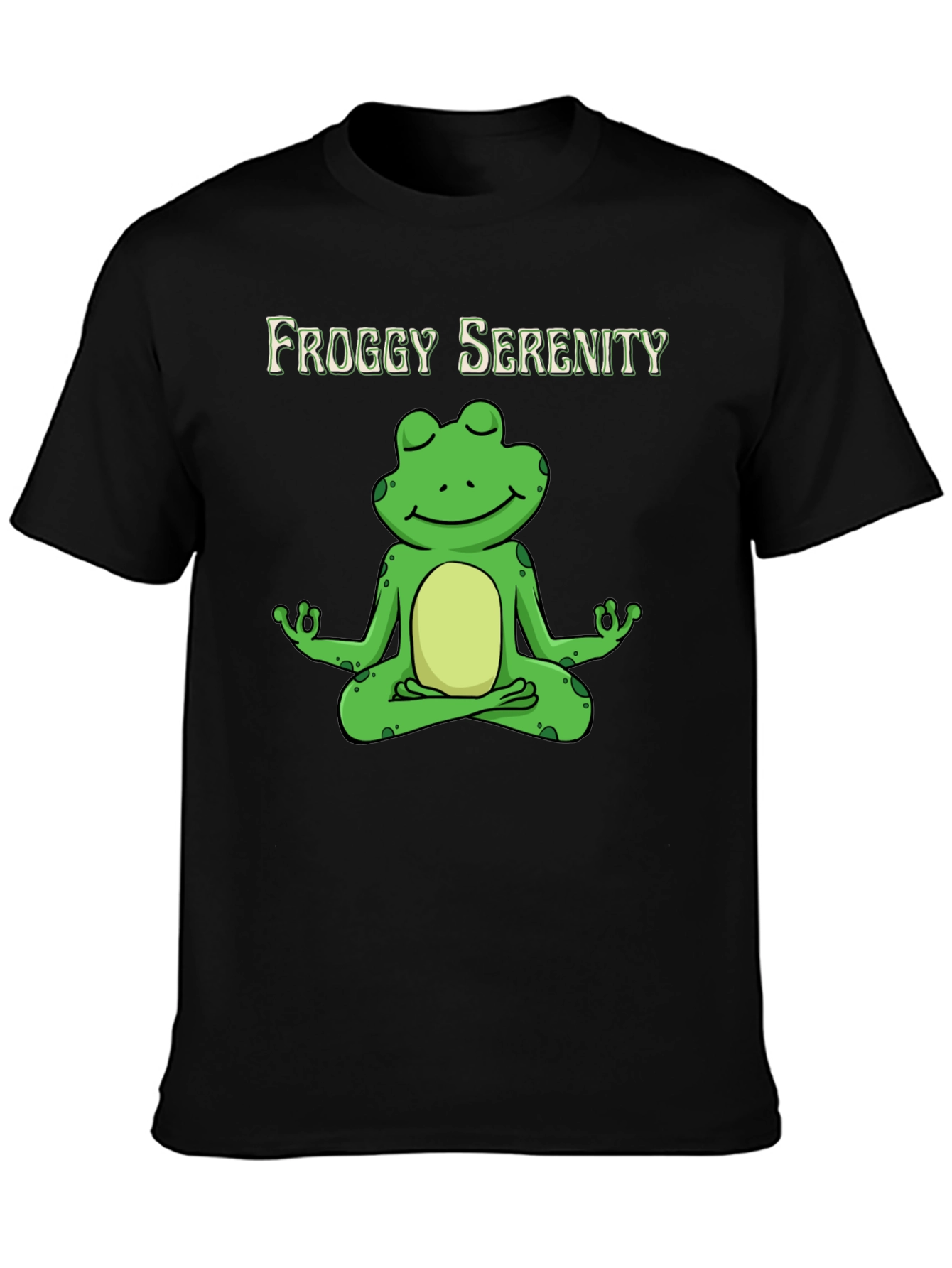 Froggy Serenity Meditation T-Shirt - Relax & Unwind