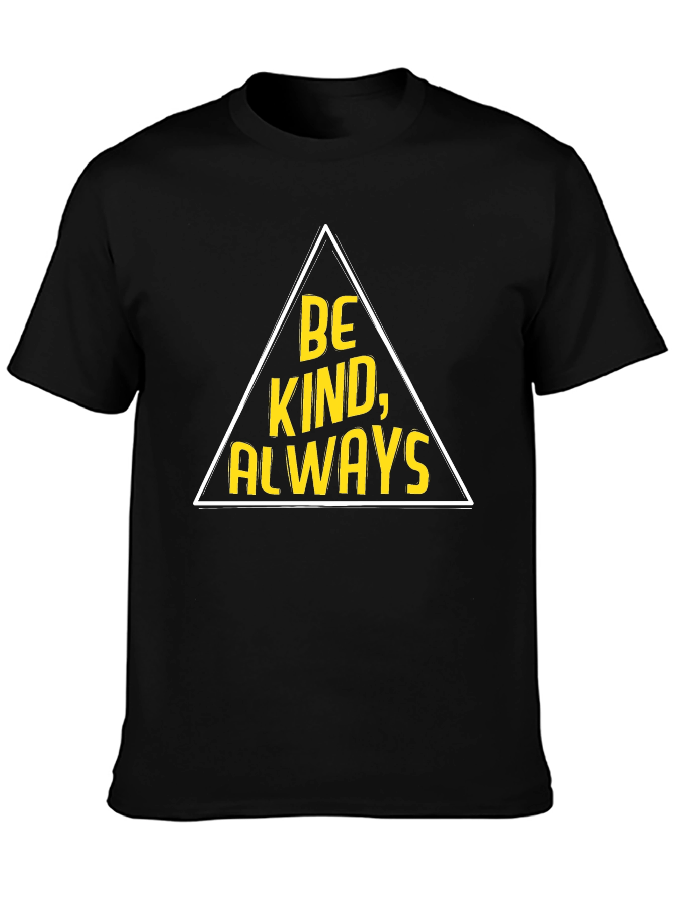 Be Kind Always Graphic Tee - Black Cotton T-Shirt