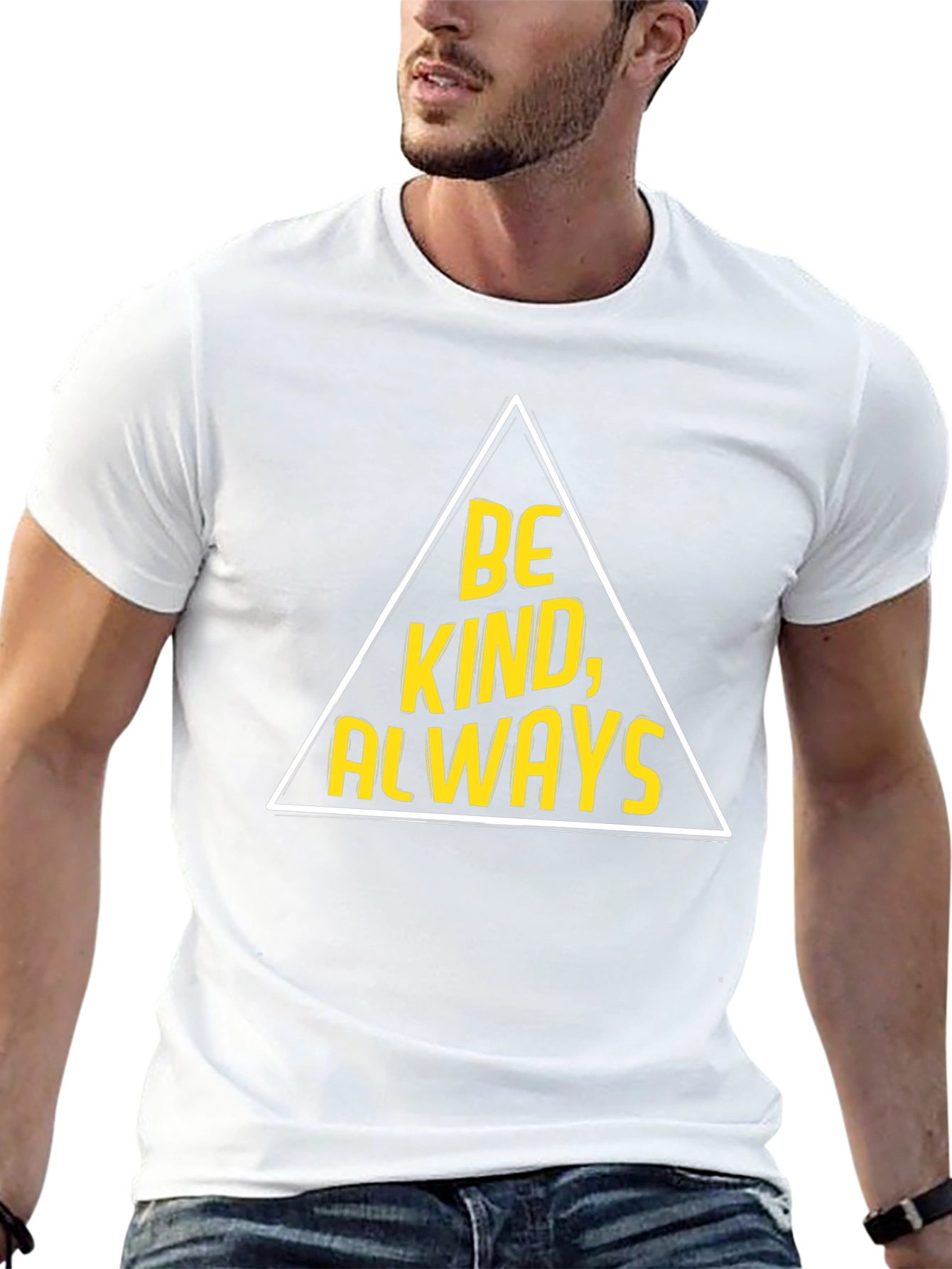 Be Kind Always Graphic Tee - Black Cotton T-Shirt