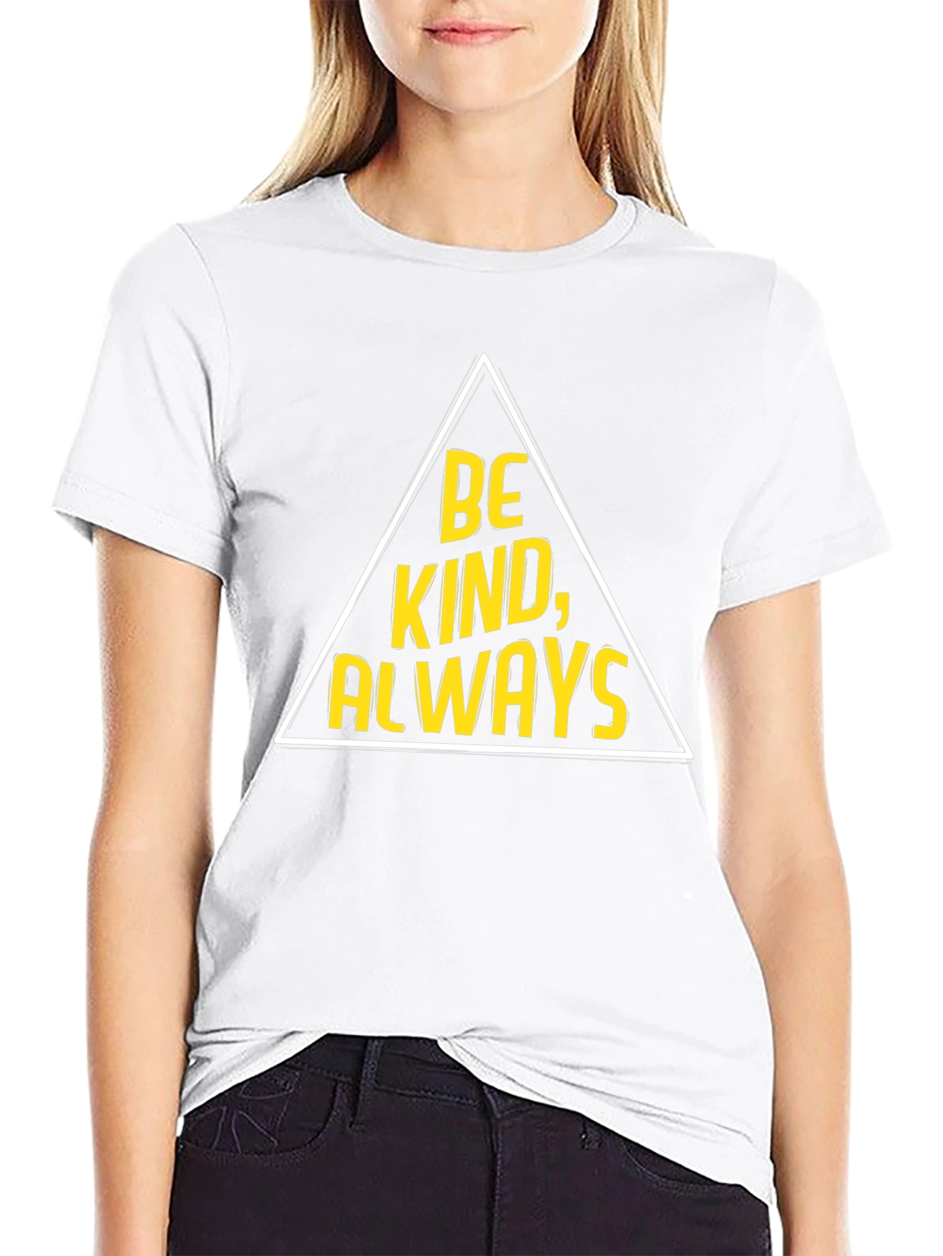 Be Kind Always Graphic Tee - Black Cotton T-Shirt