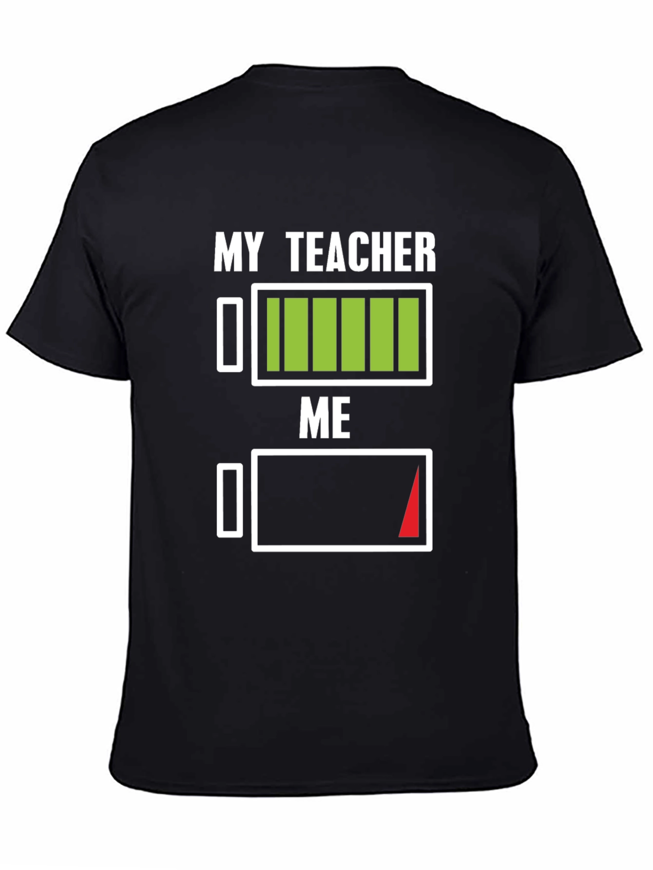 My Teacher/Me Energy Level Graphic Tee