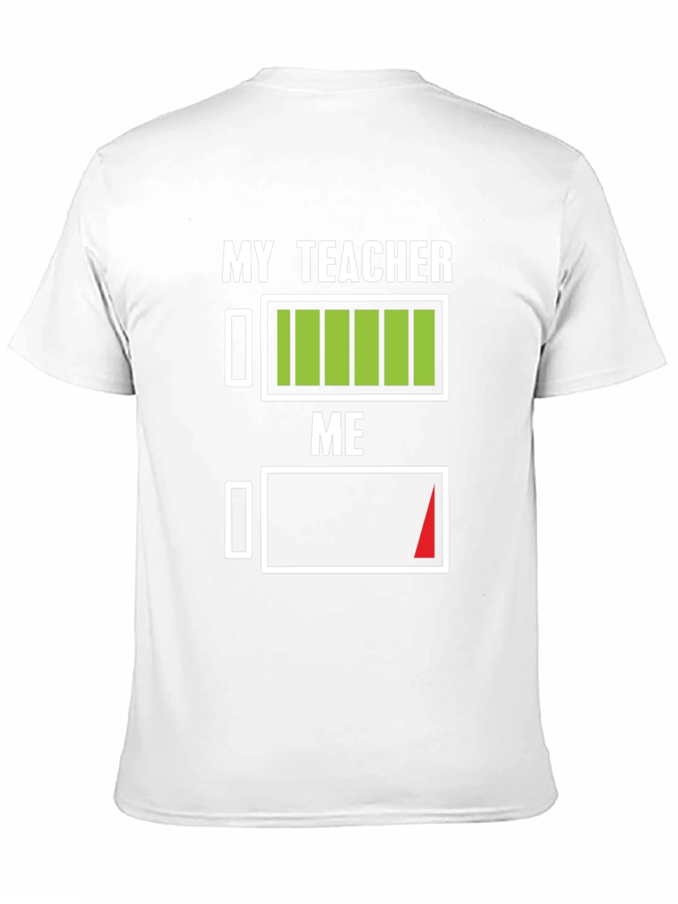 My Teacher/Me Energy Level Graphic Tee