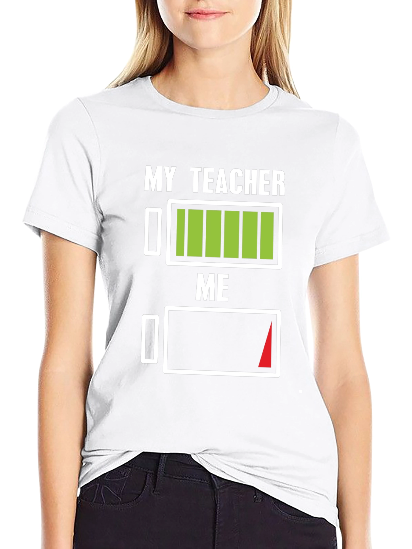 My Teacher/Me Energy Level Graphic Tee
