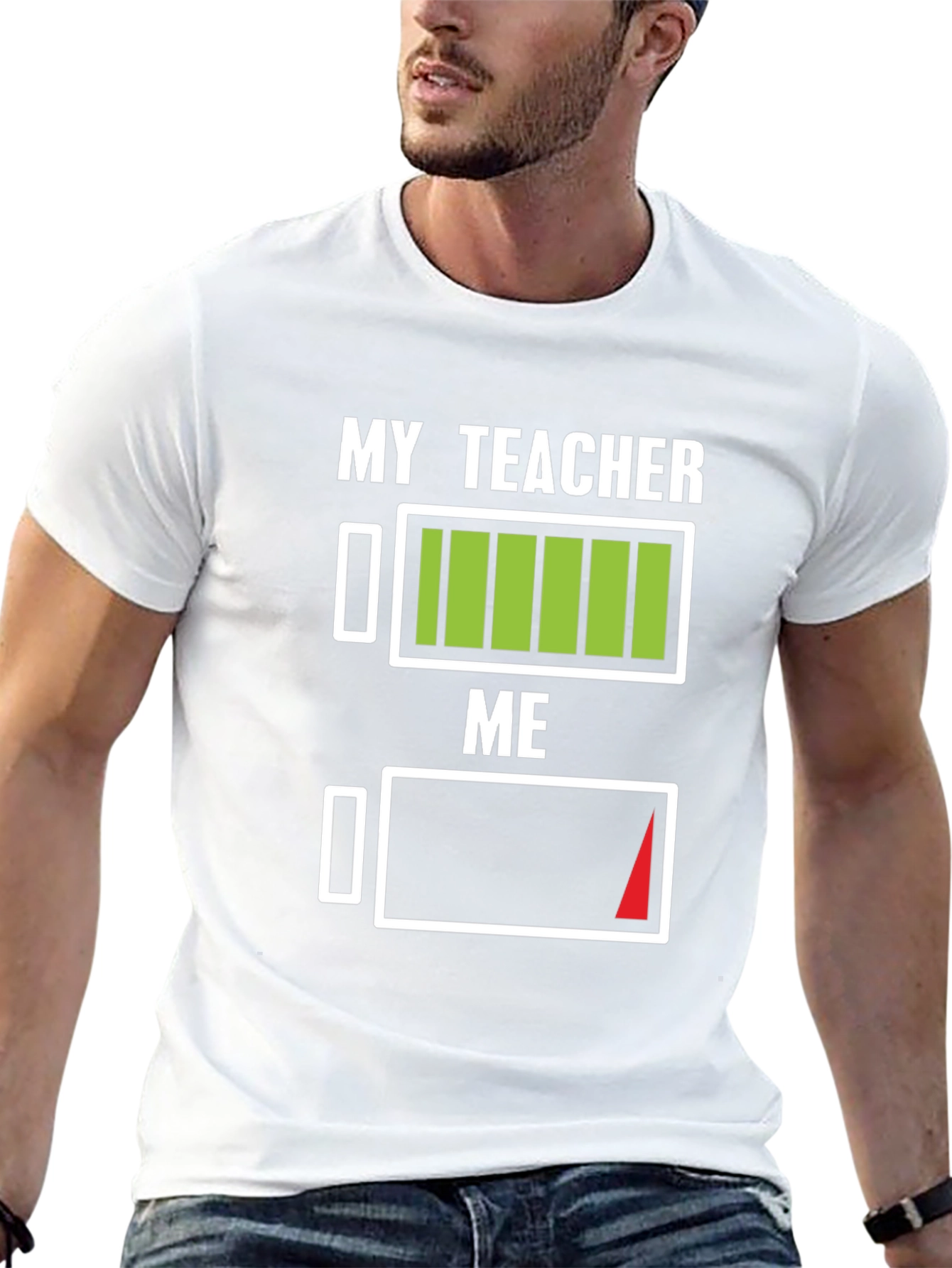 My Teacher/Me Energy Level Graphic Tee