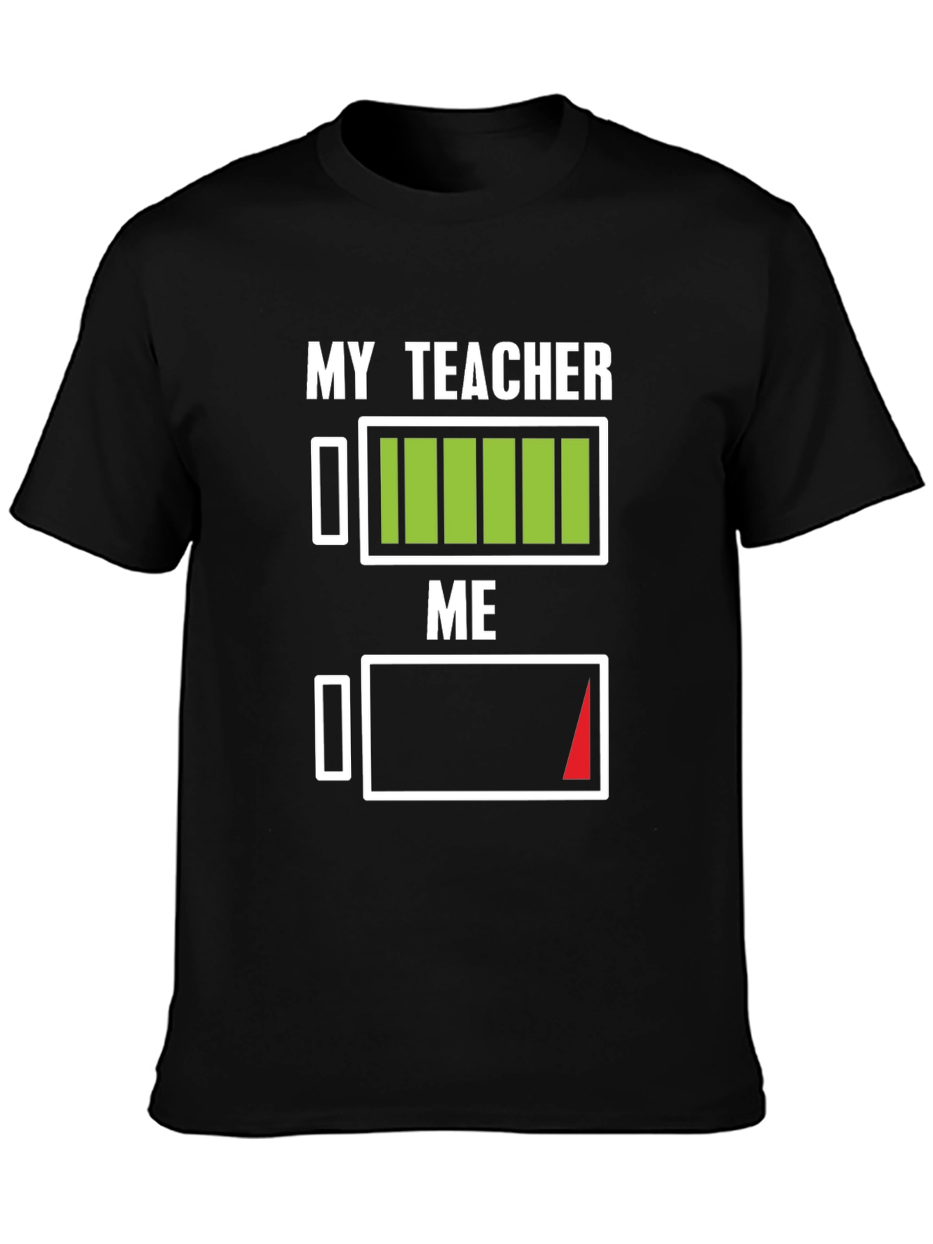 My Teacher/Me Energy Level Graphic Tee