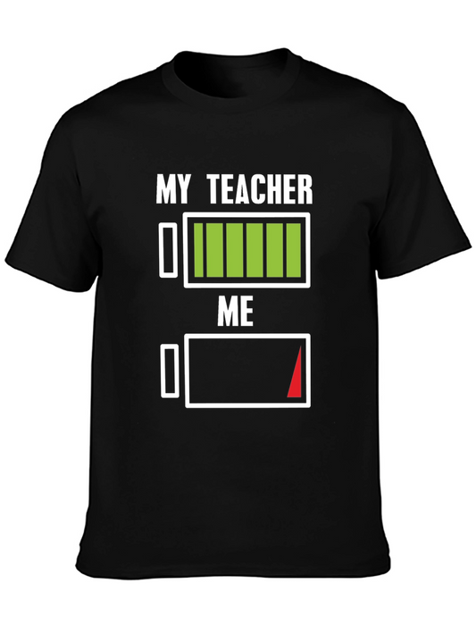 My Teacher/Me Energy Level Graphic Tee