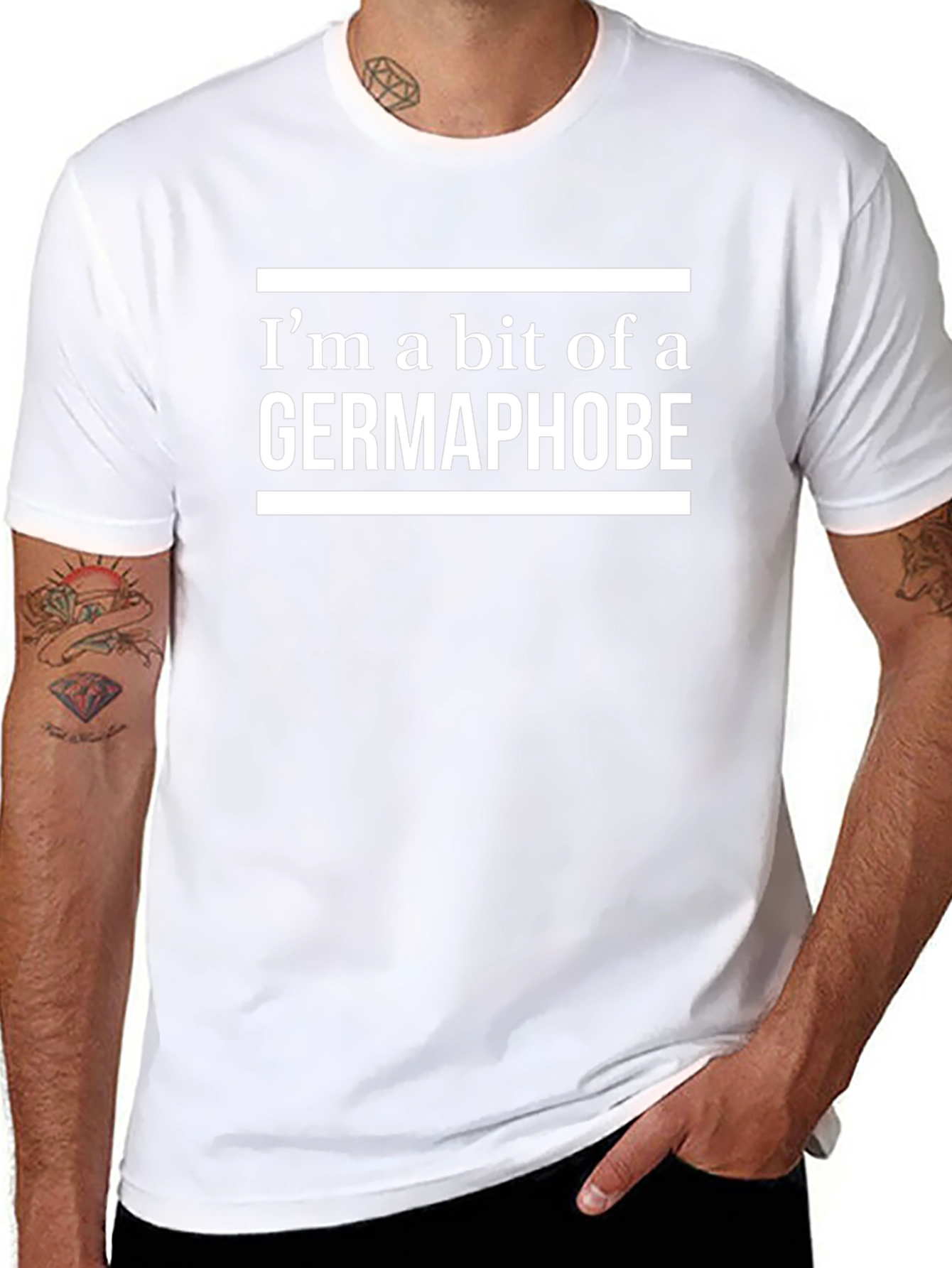 Germaphobe T-Shirt - Novelty Graphic Tee