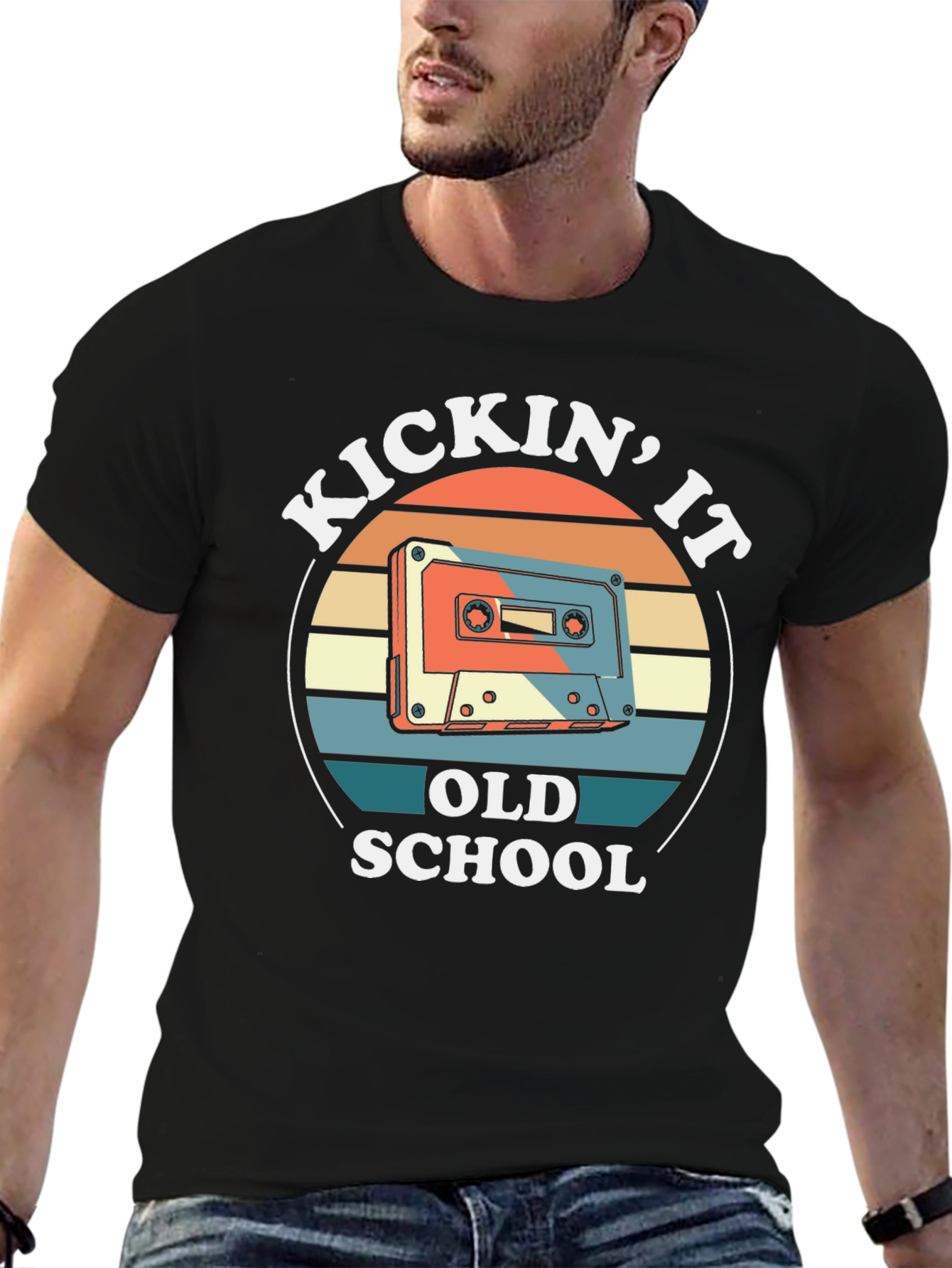Kickin It Old School Graphic Tee