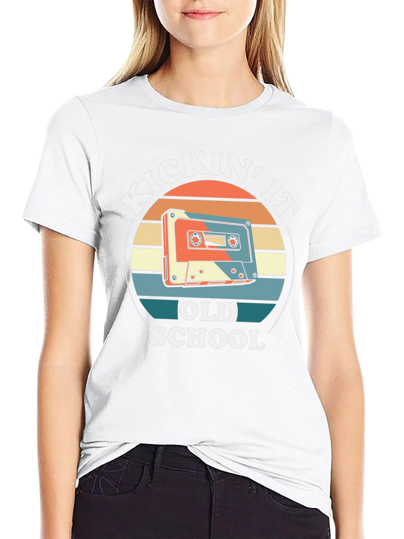 Kickin It Old School Graphic Tee
