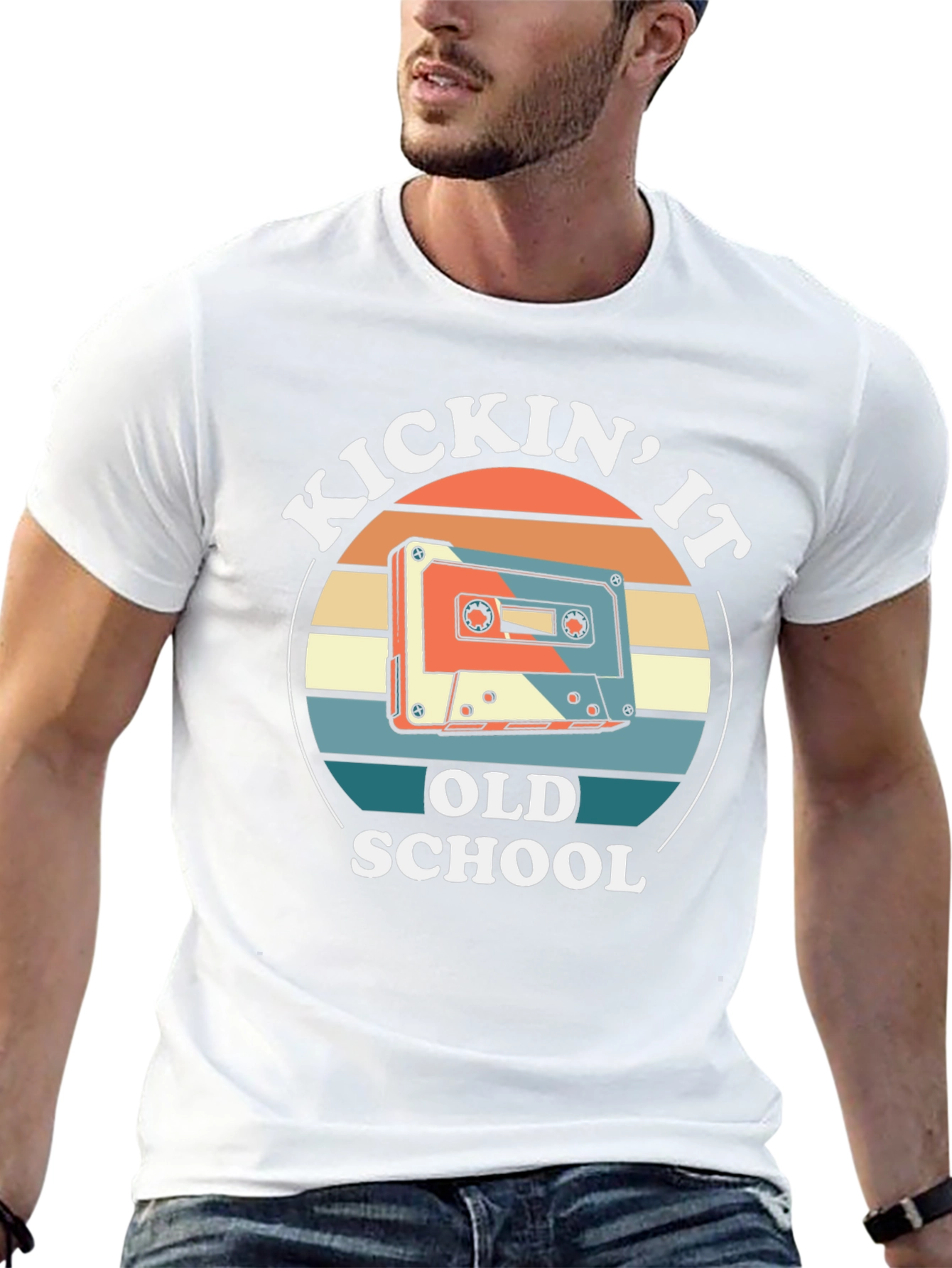 Kickin It Old School Graphic Tee