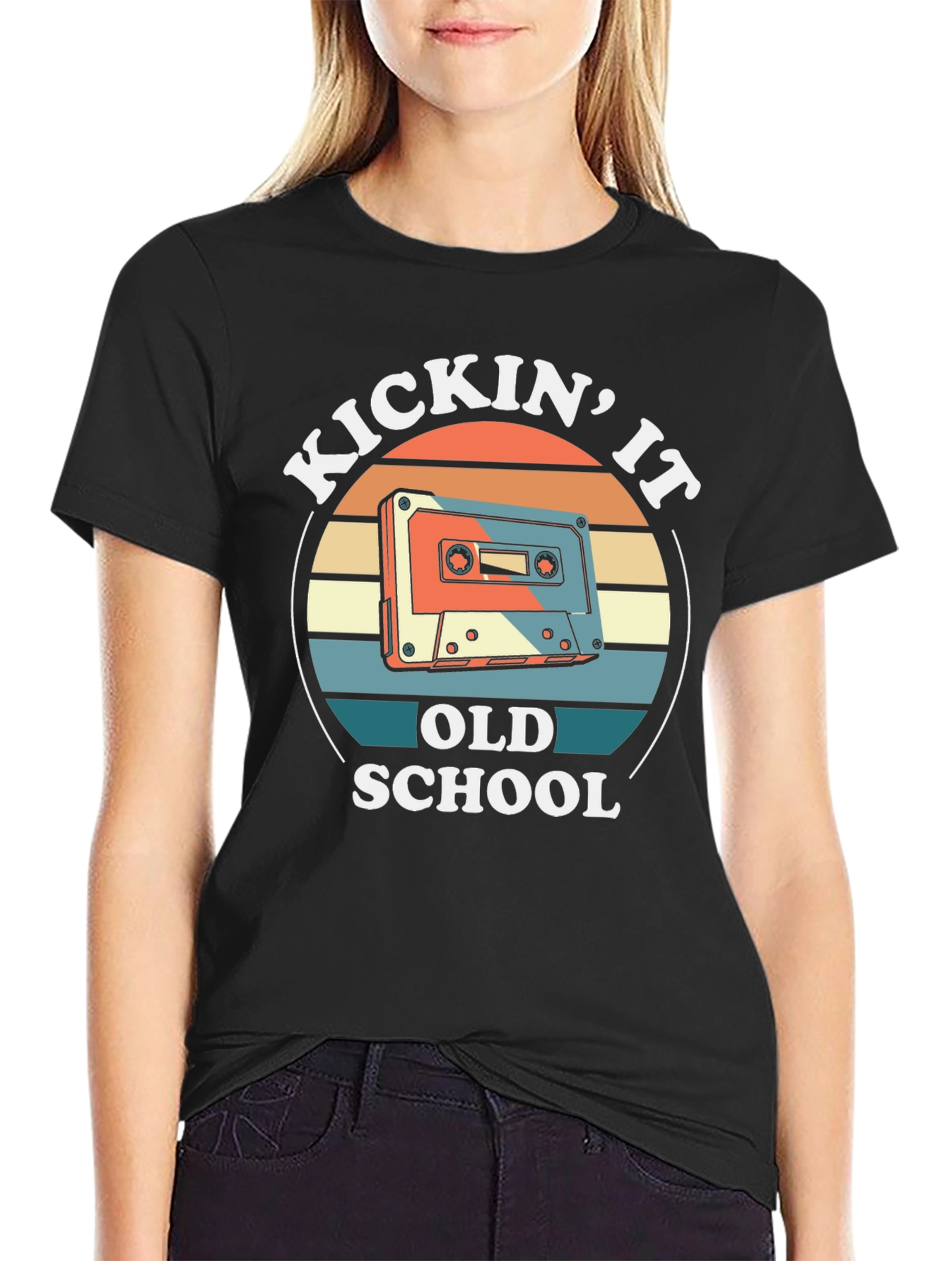 Kickin It Old School Graphic Tee