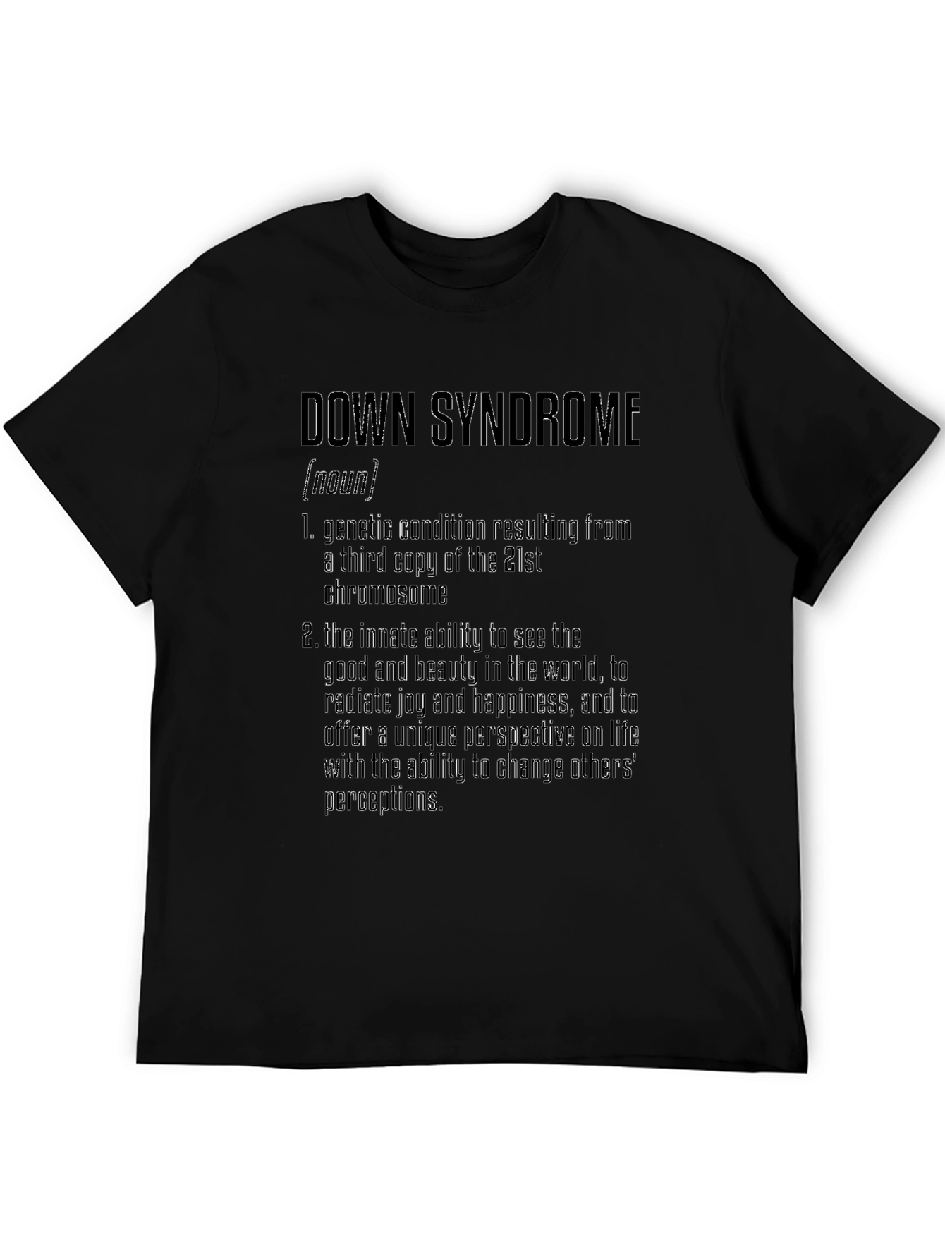 Down Syndrome Definition Graphic T-Shirt