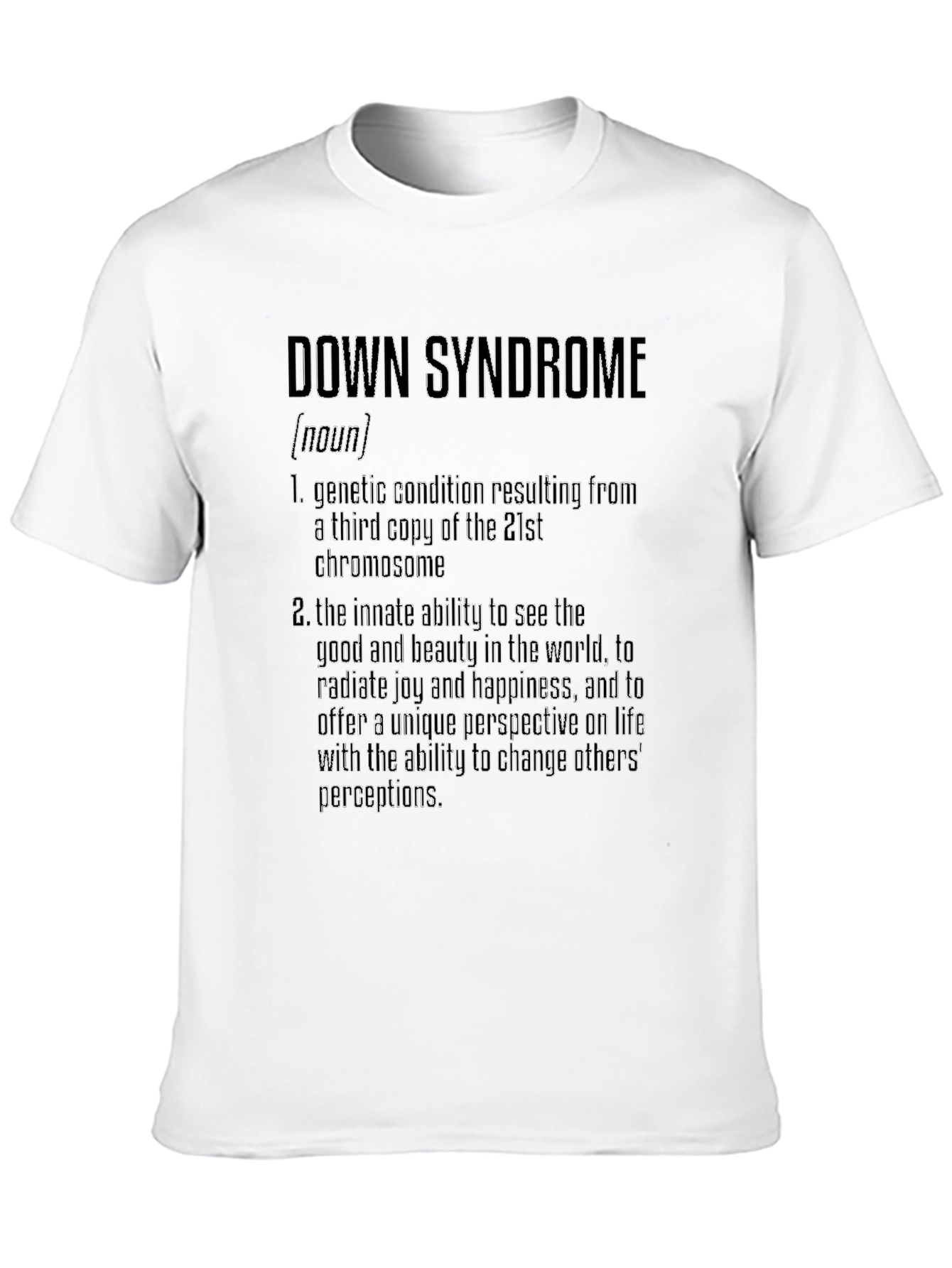 Down Syndrome Definition Graphic T-Shirt