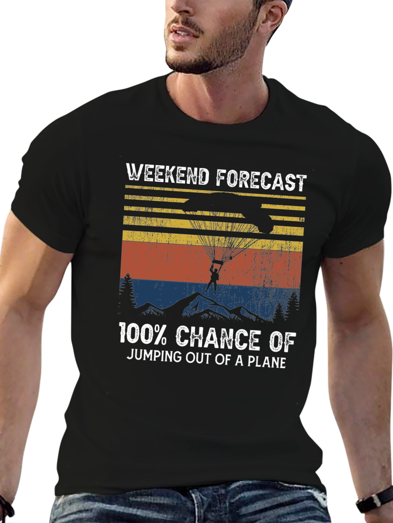 Weekend Forecast Skydiving T-Shirt
