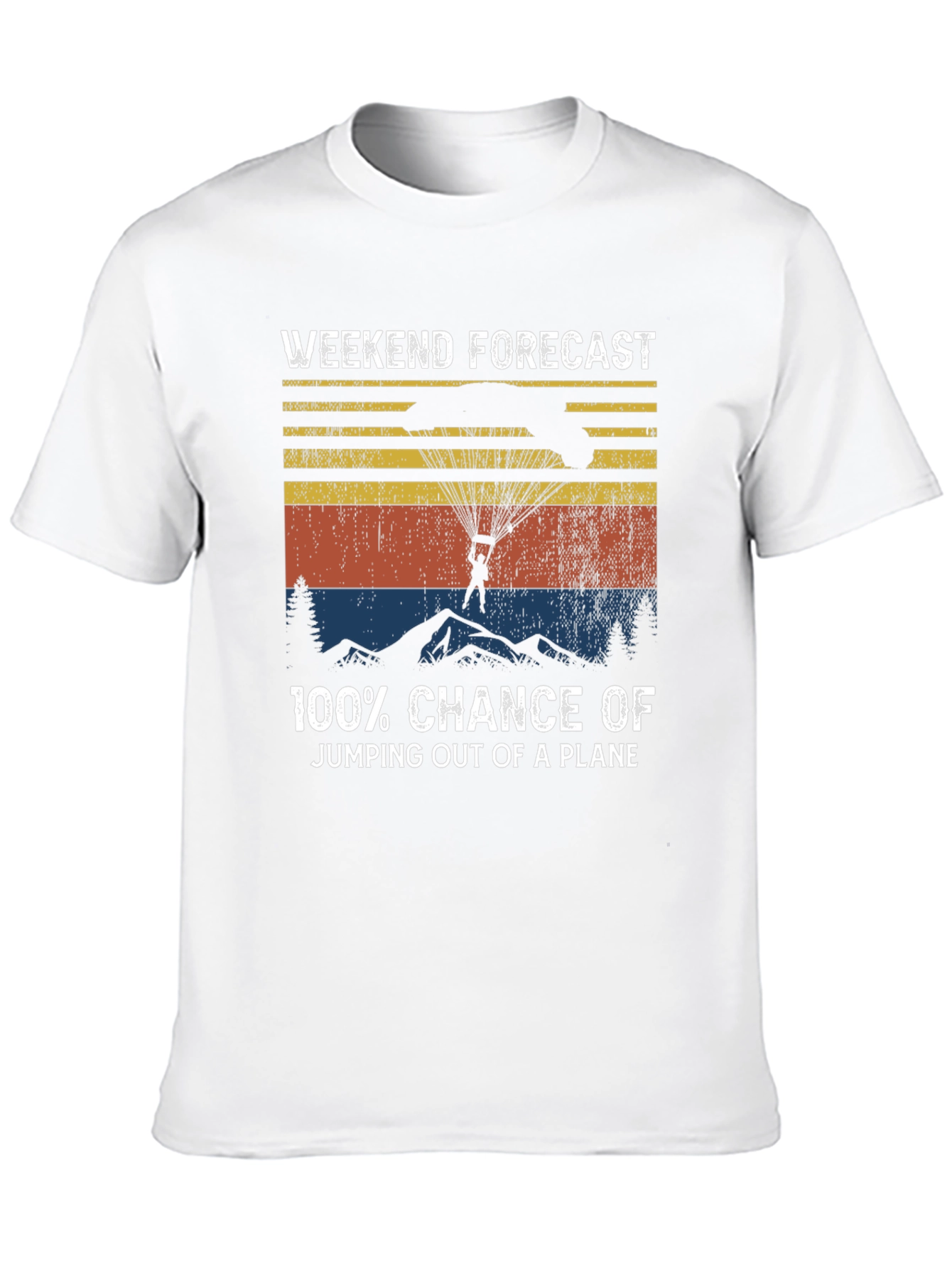Weekend Forecast Skydiving T-Shirt