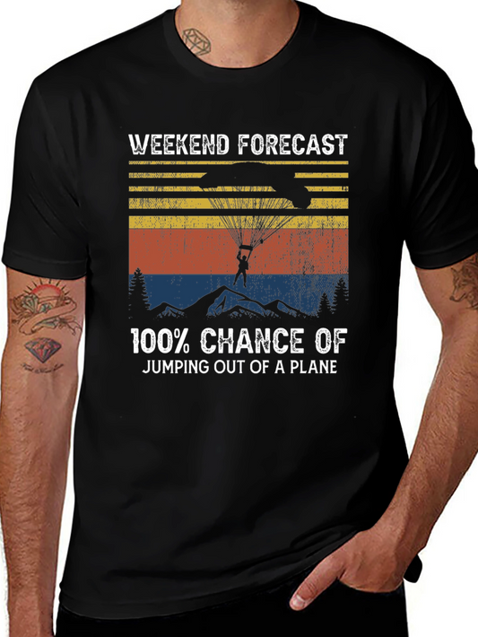 Weekend Forecast Skydiving T-Shirt