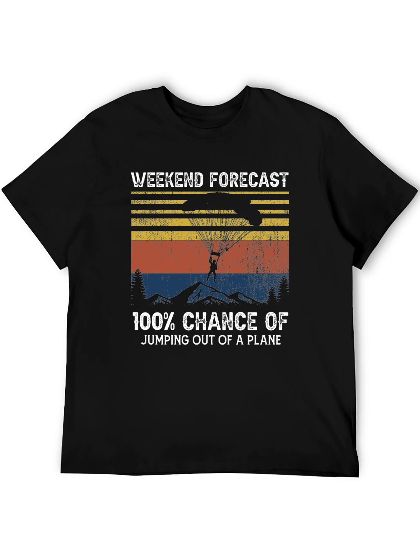 Weekend Forecast Skydiving T-Shirt