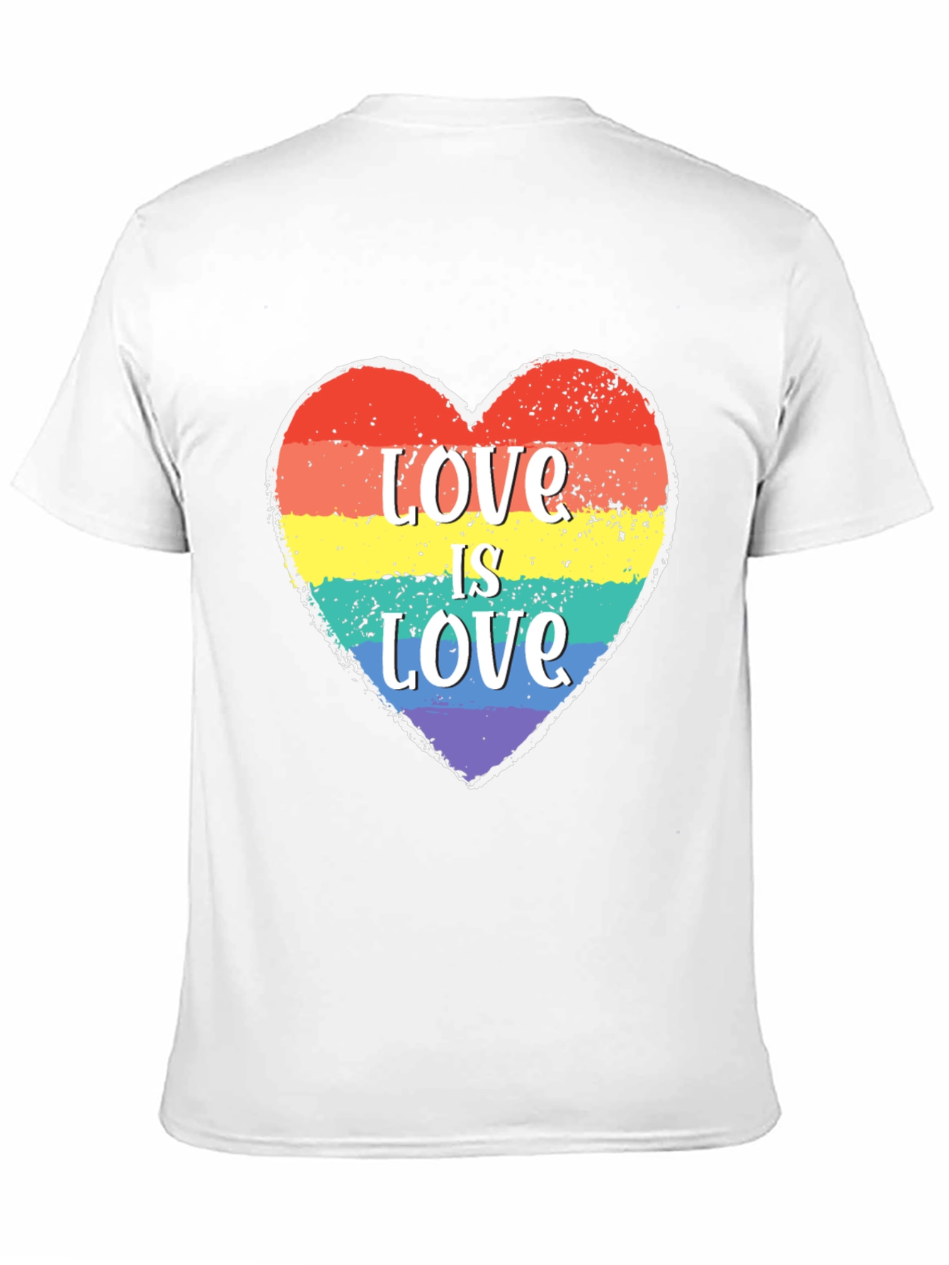 Love Is Love LGBTQ+ Heart Graphic Tee