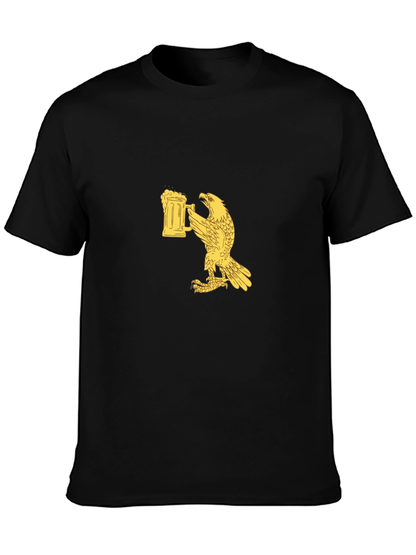 Eagle Beer Stein Graphic Tee - Black T-Shirt
