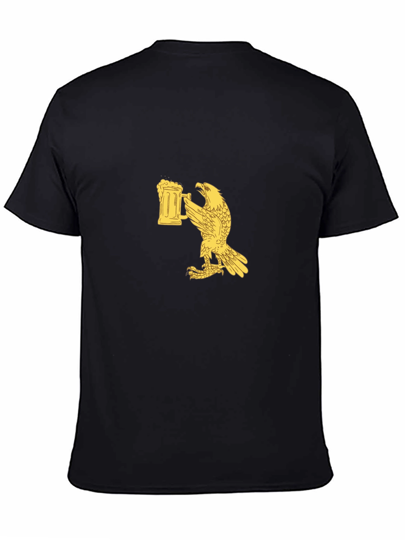 Eagle Beer Stein Graphic Tee - Black T-Shirt