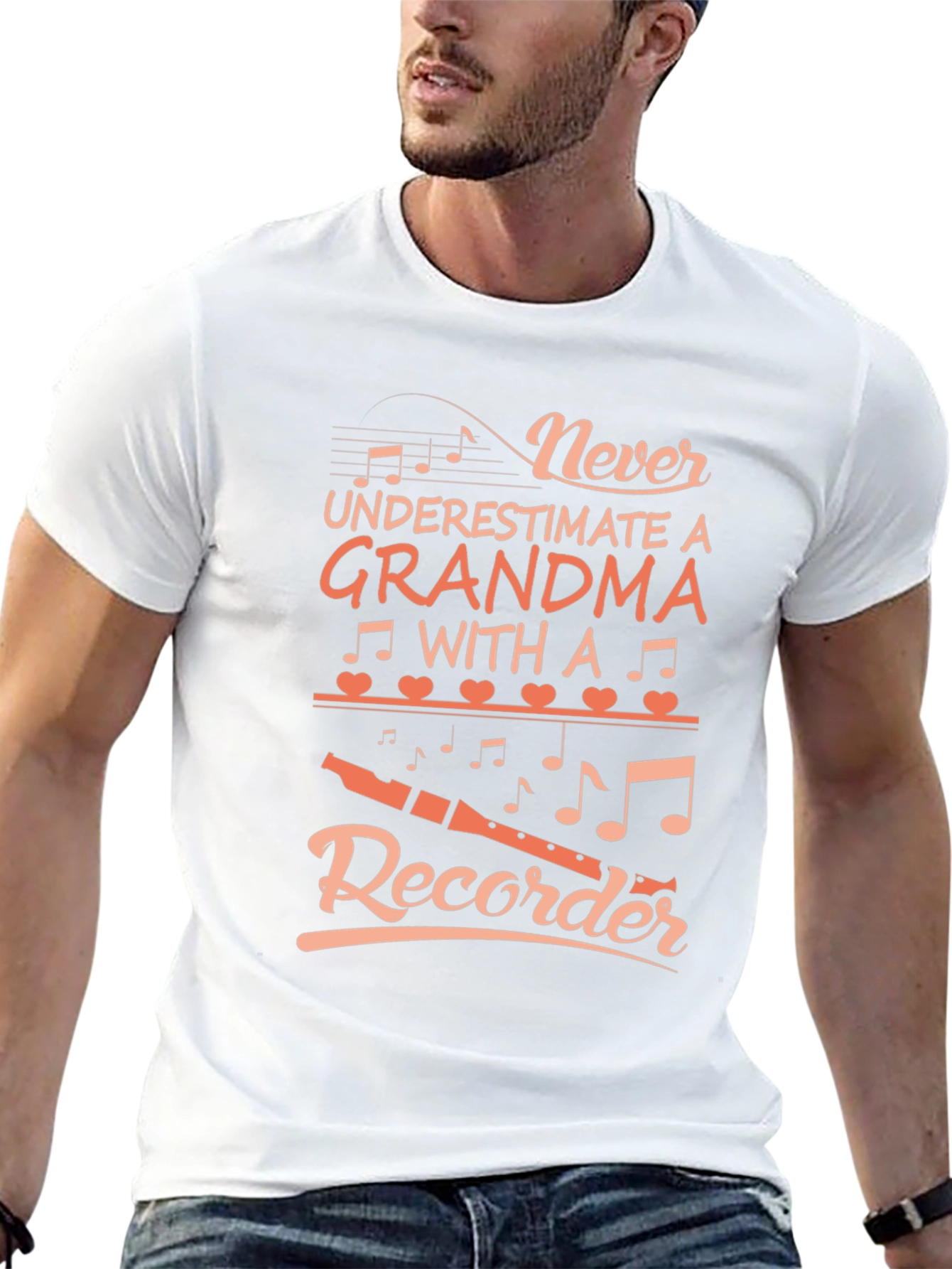 Grandma Recorder T-Shirt - Never Underestimate
