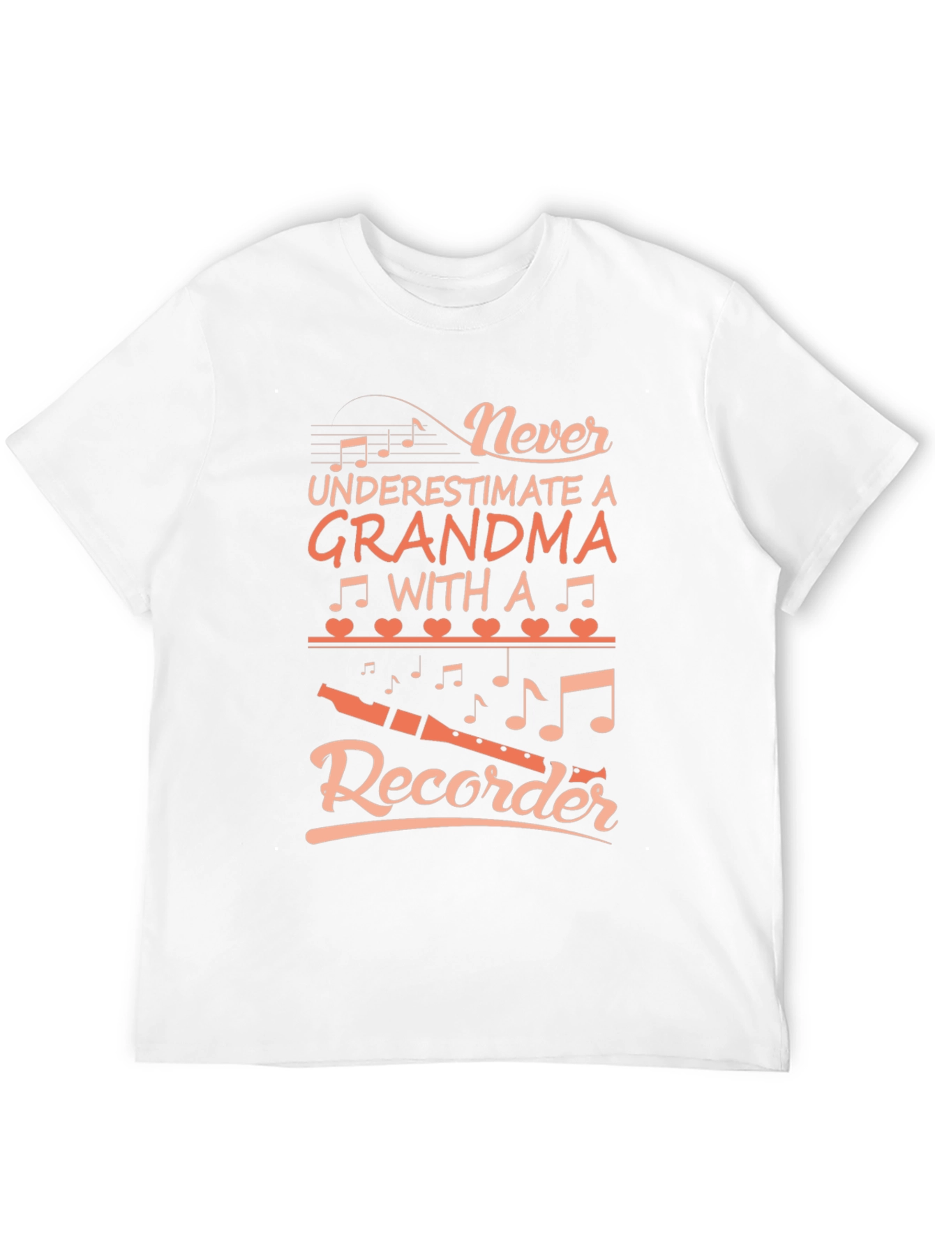 Grandma Recorder T-Shirt - Never Underestimate
