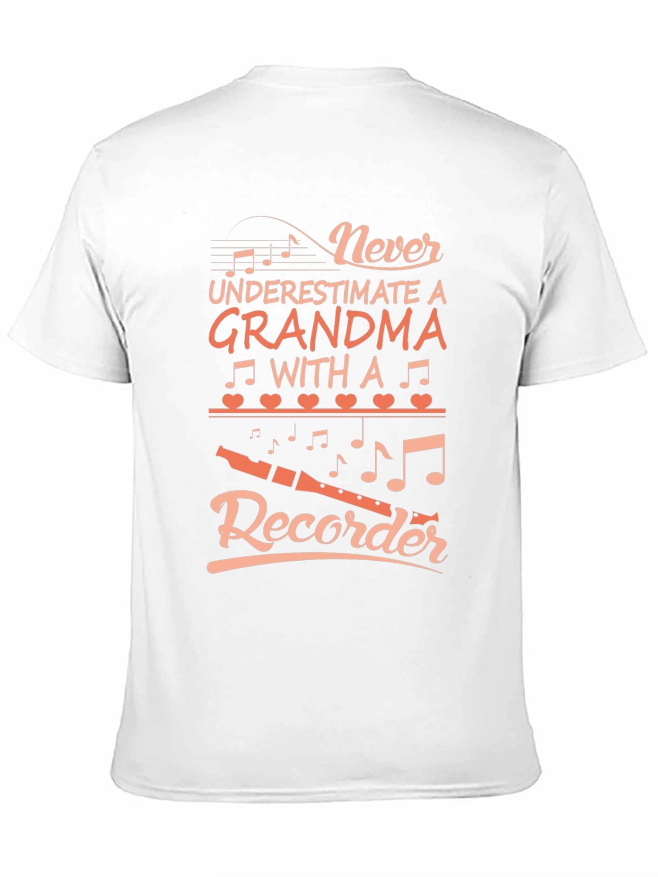 Grandma Recorder T-Shirt - Never Underestimate