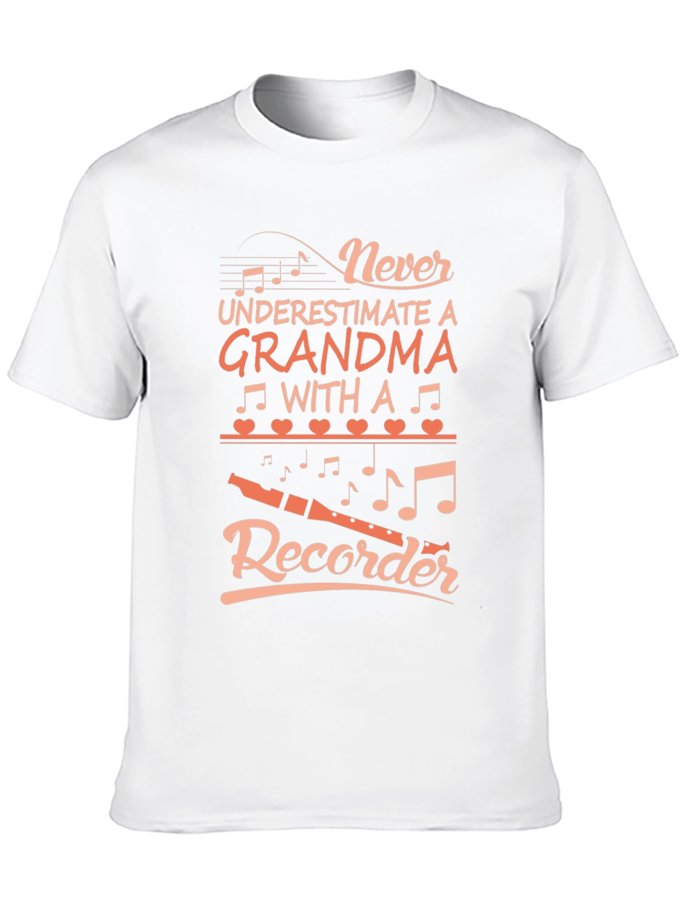 Grandma Recorder T-Shirt - Never Underestimate
