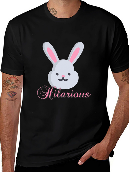Hilarious Bunny Graphic Tee - Soft Cotton Blend