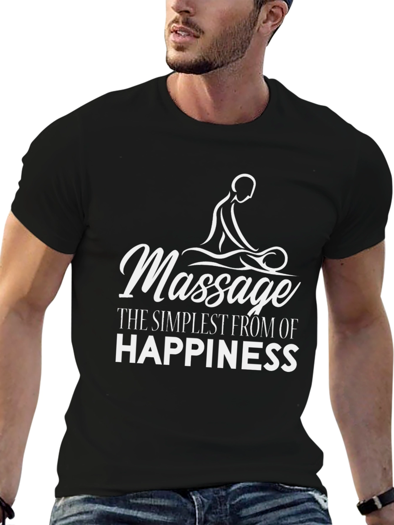 Massage Happiness Graphic T-Shirt