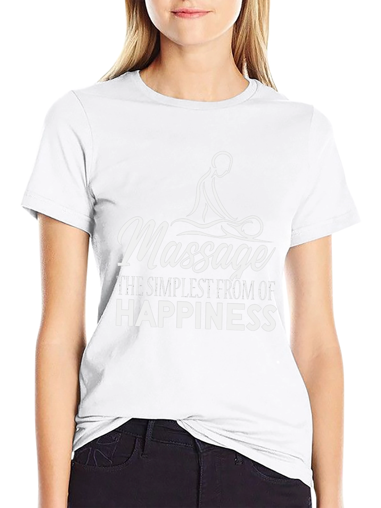 Massage Happiness Graphic T-Shirt