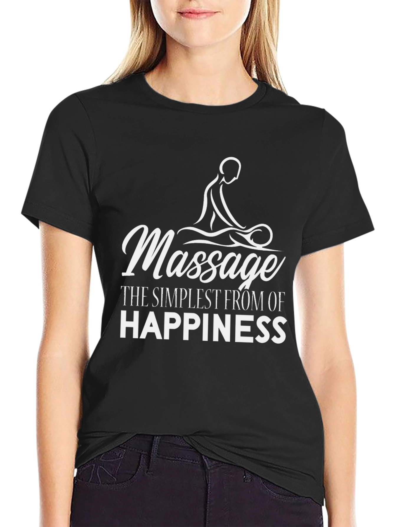 Massage Happiness Graphic T-Shirt