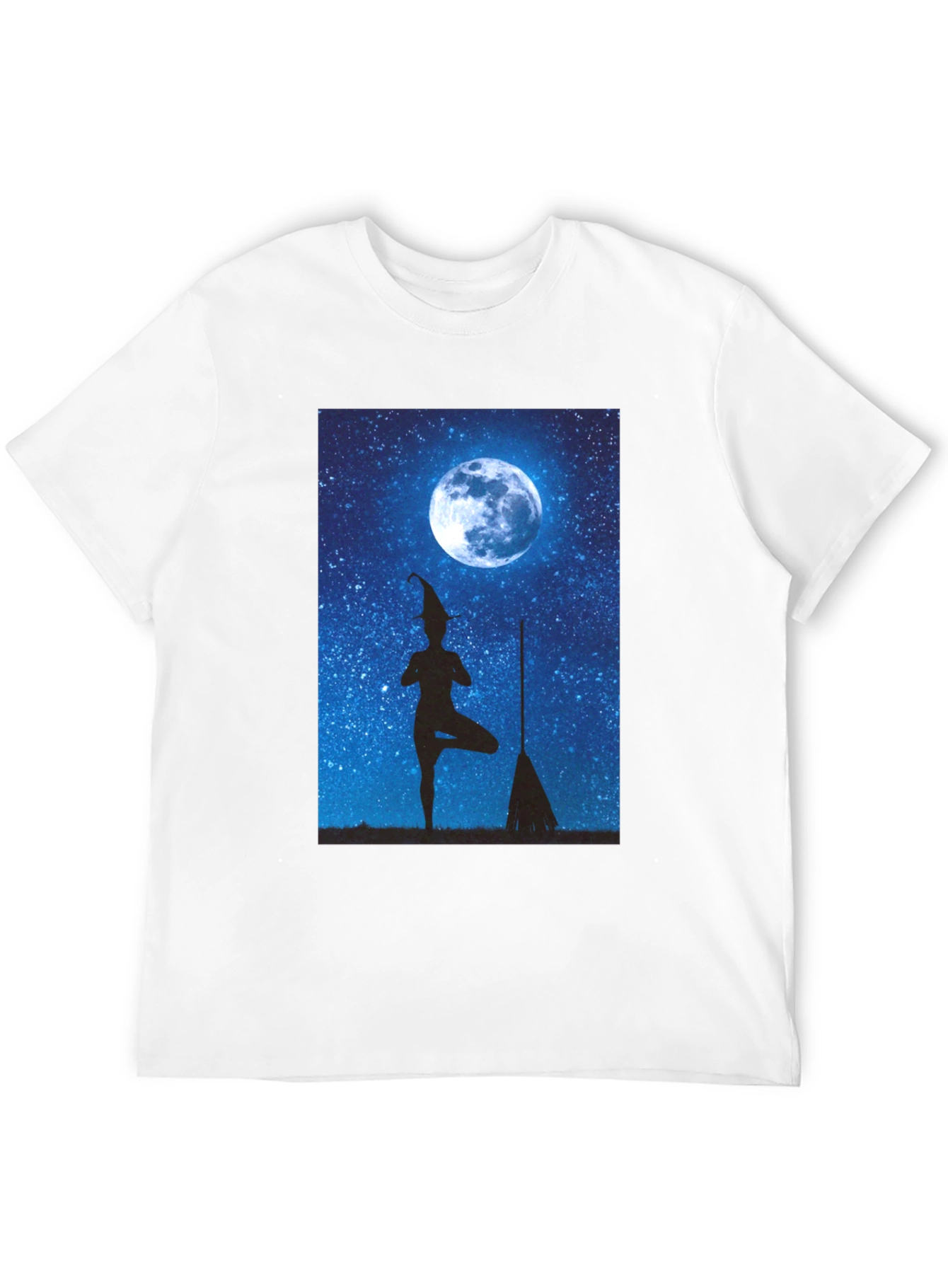 Witch Yoga Moon T-Shirt - Halloween Style