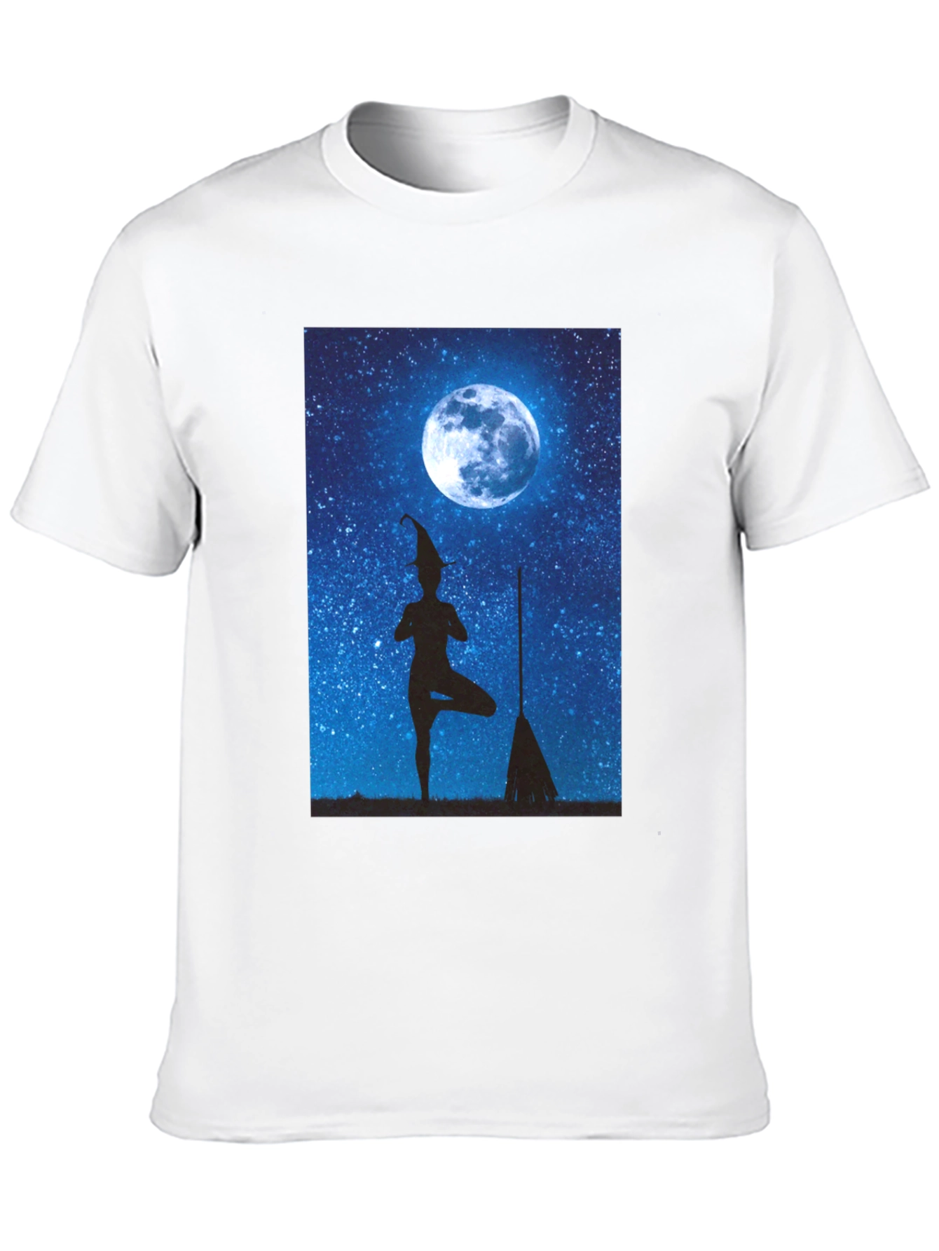 Witch Yoga Moon T-Shirt - Halloween Style