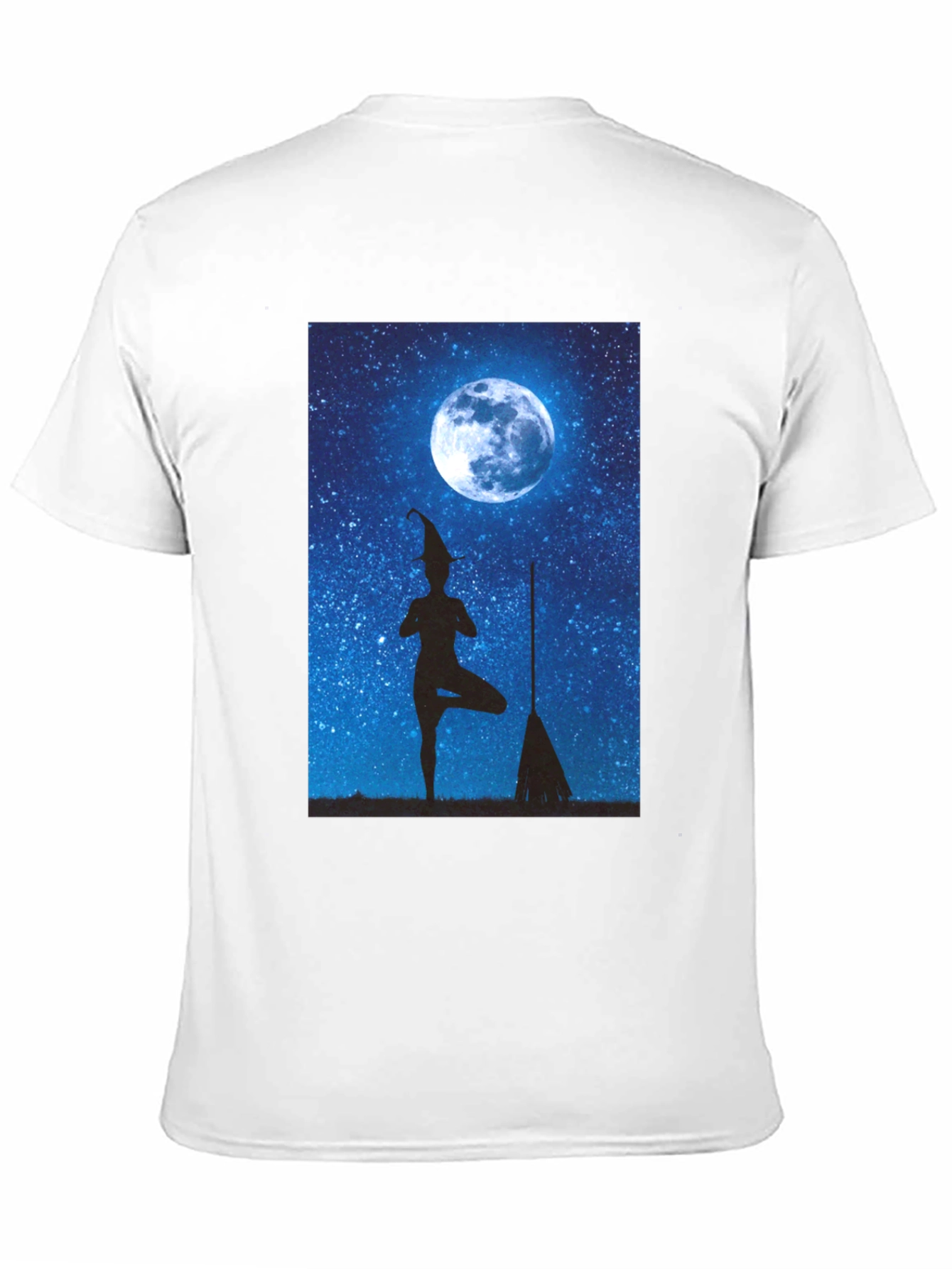 Witch Yoga Moon T-Shirt - Halloween Style