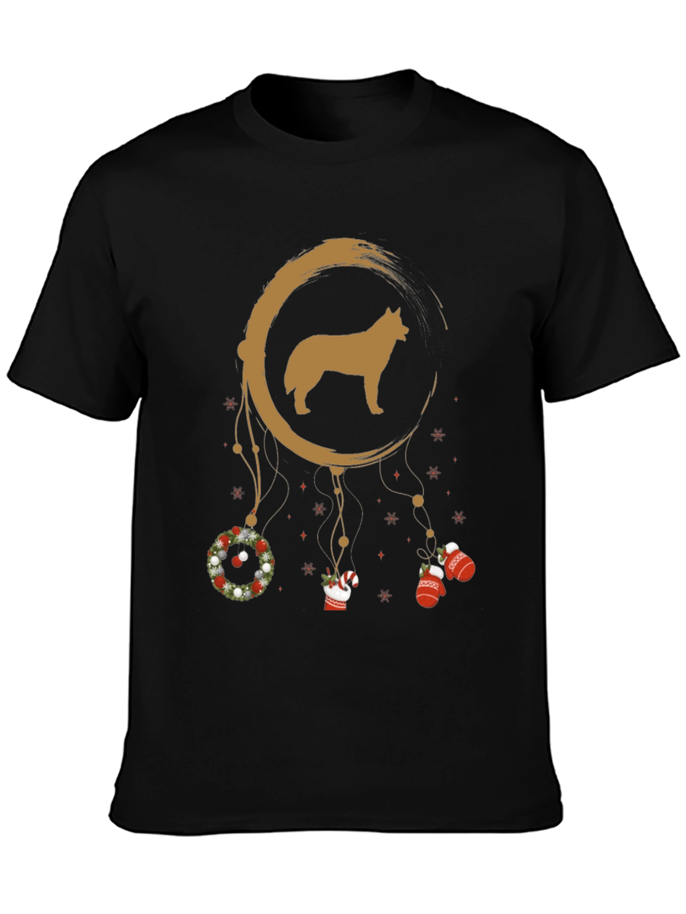 Dog Christmas Dreamcatcher T-Shirt