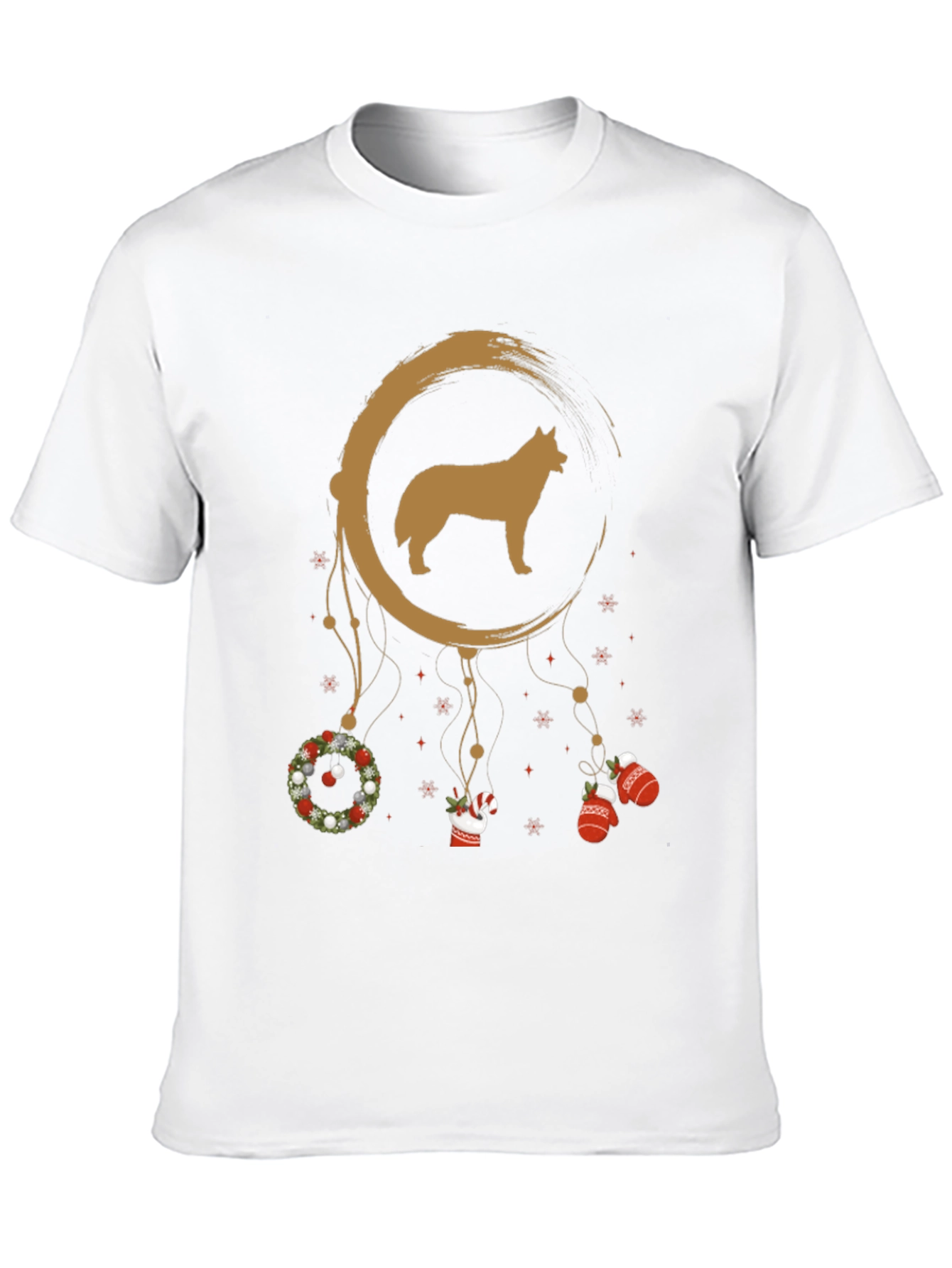 Dog Christmas Dreamcatcher T-Shirt