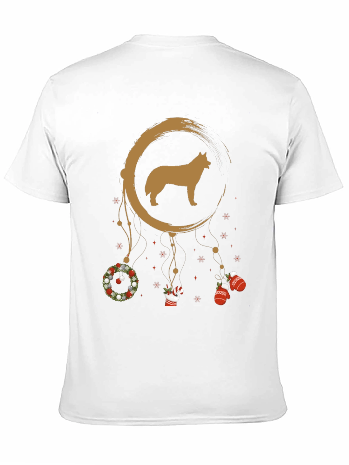 Dog Christmas Dreamcatcher T-Shirt