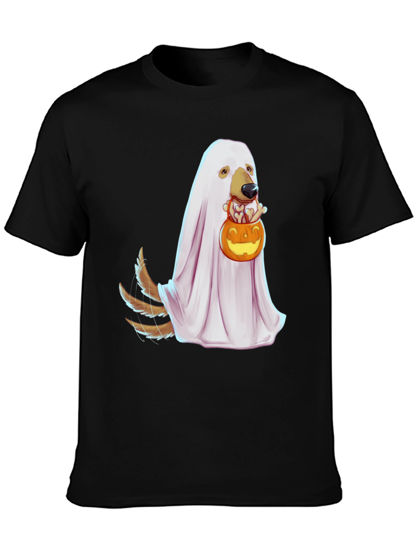 Dog Ghost Costume Halloween T-Shirt