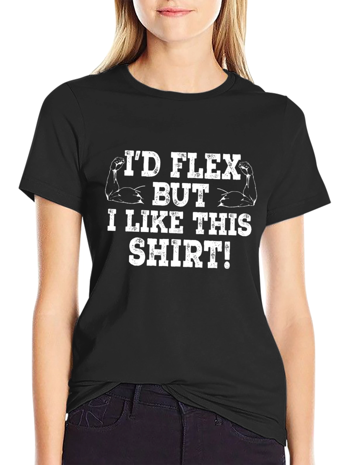 Id Flex But I Like This Shirt Graphic Tee