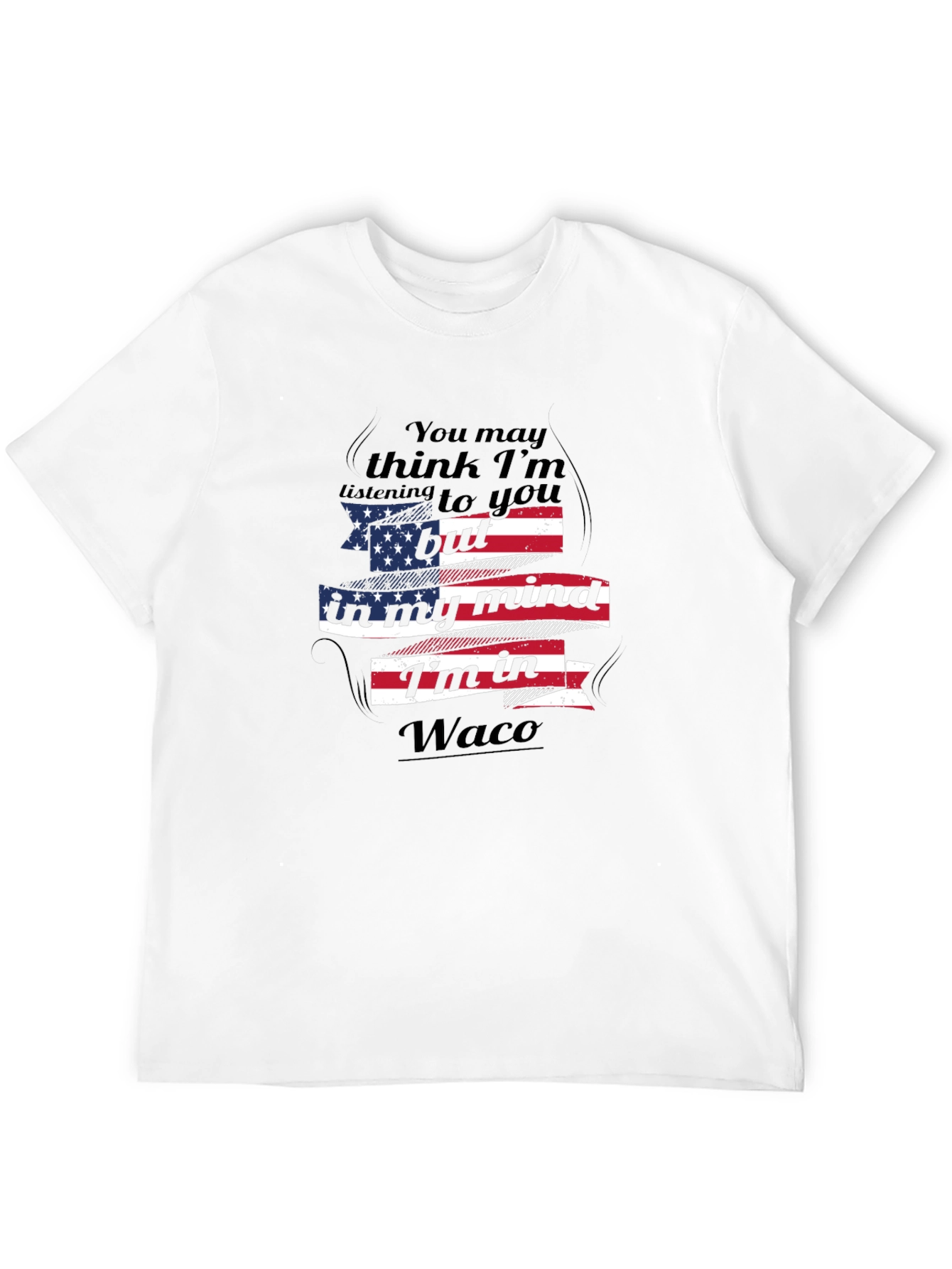 Waco Mind T-Shirt - Patriotic USA Design