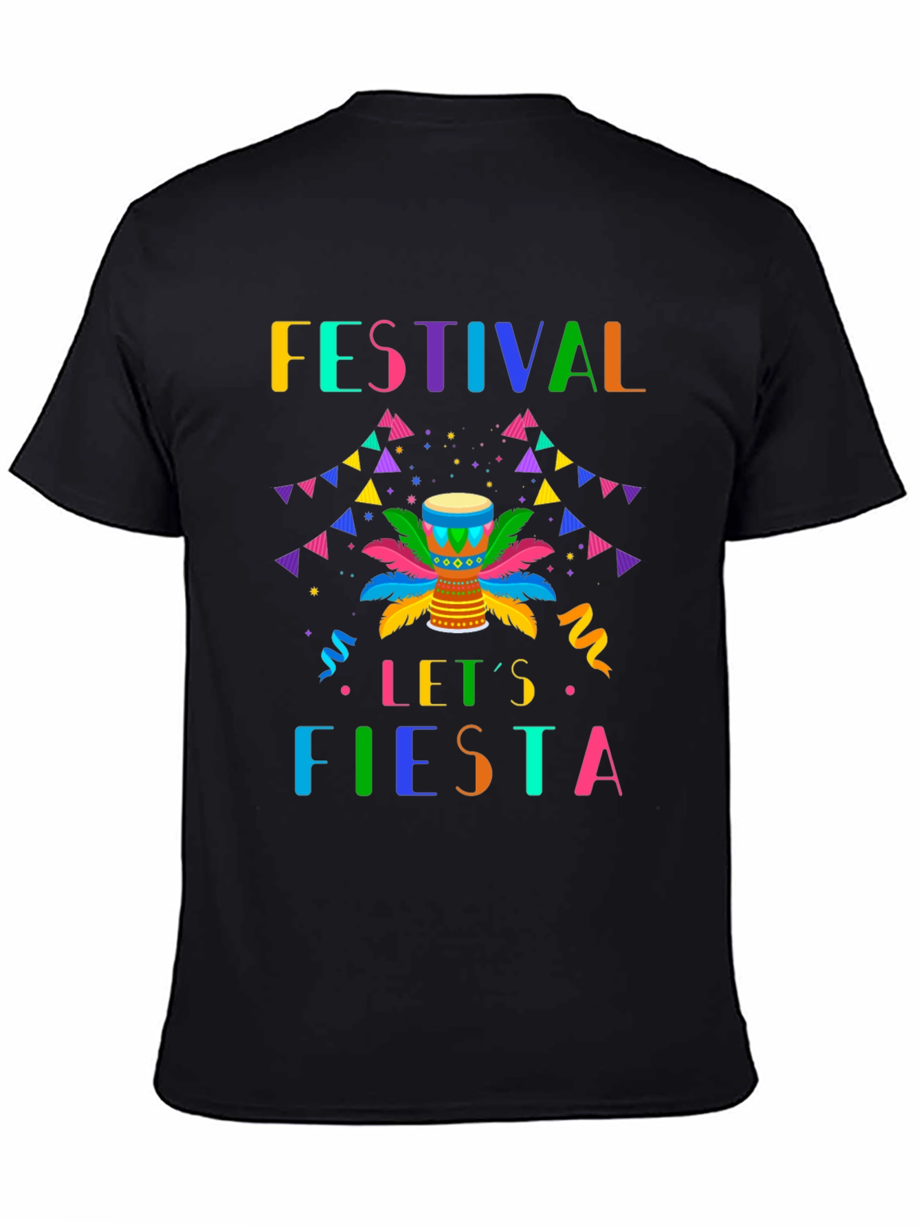 Festival Lets Fiesta Graphic T-Shirt